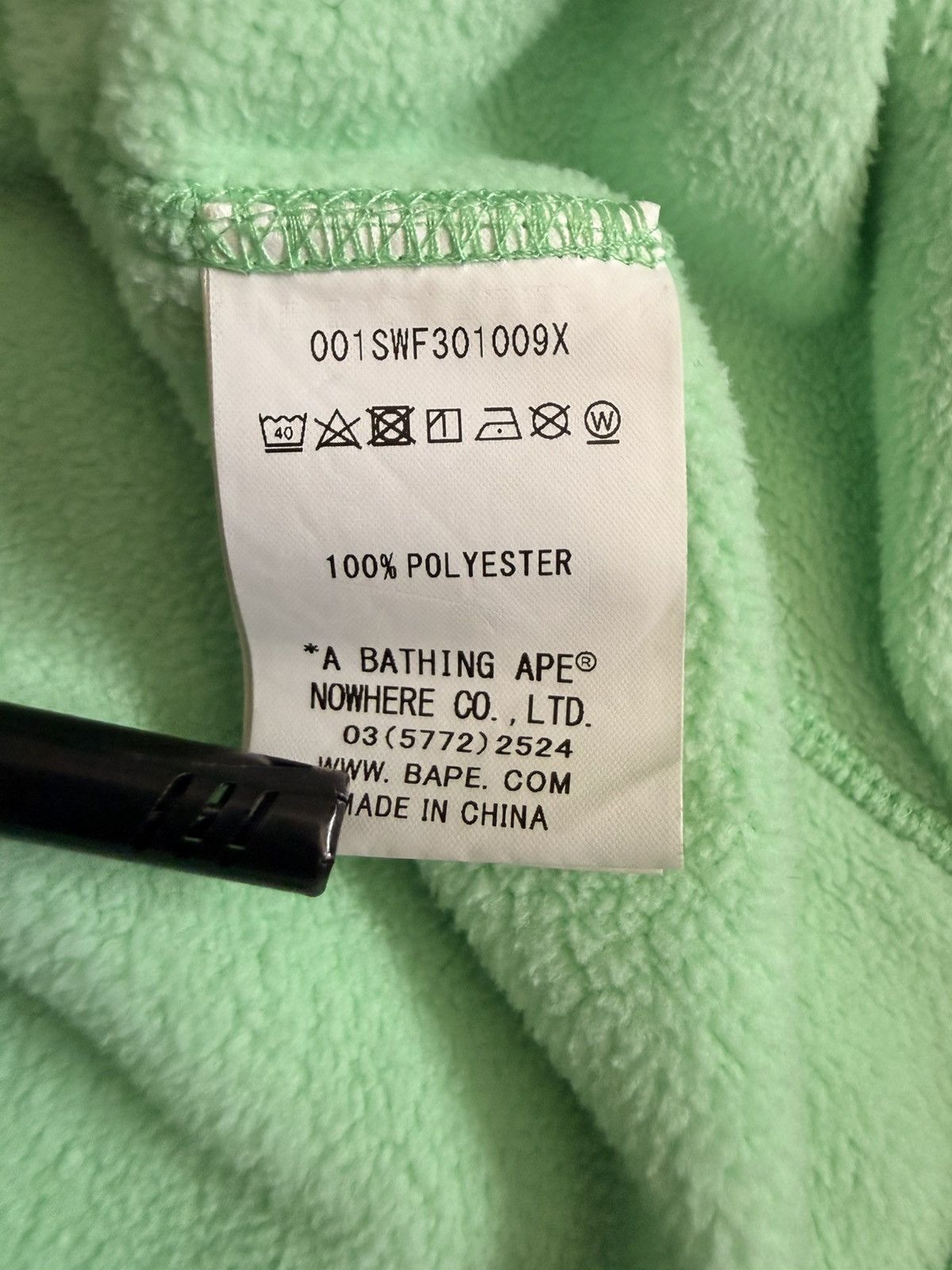 Bape BAPE Mesh Pocket Anorak Fleece (FW20) Size US M / EU 48-50 / 2 - 11 Thumbnail