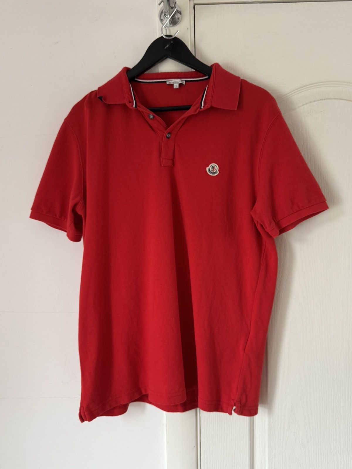 Vintage Moncler Base Polo Shirt Size US L / EU 52-54 / 3 - 1 Thumbnail