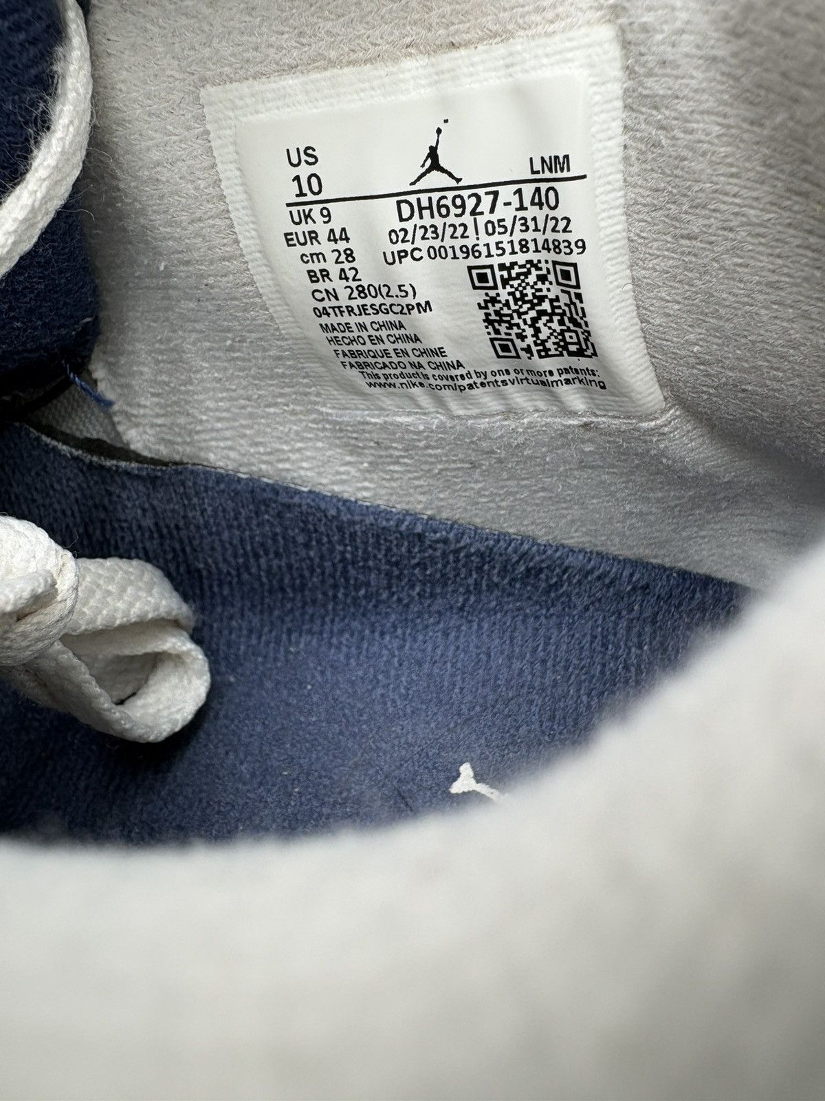 Nike Jordan 4 Retro Midnight Navy - Size 10 - Great Condition Size US 10 / EU 43 - 7 Thumbnail