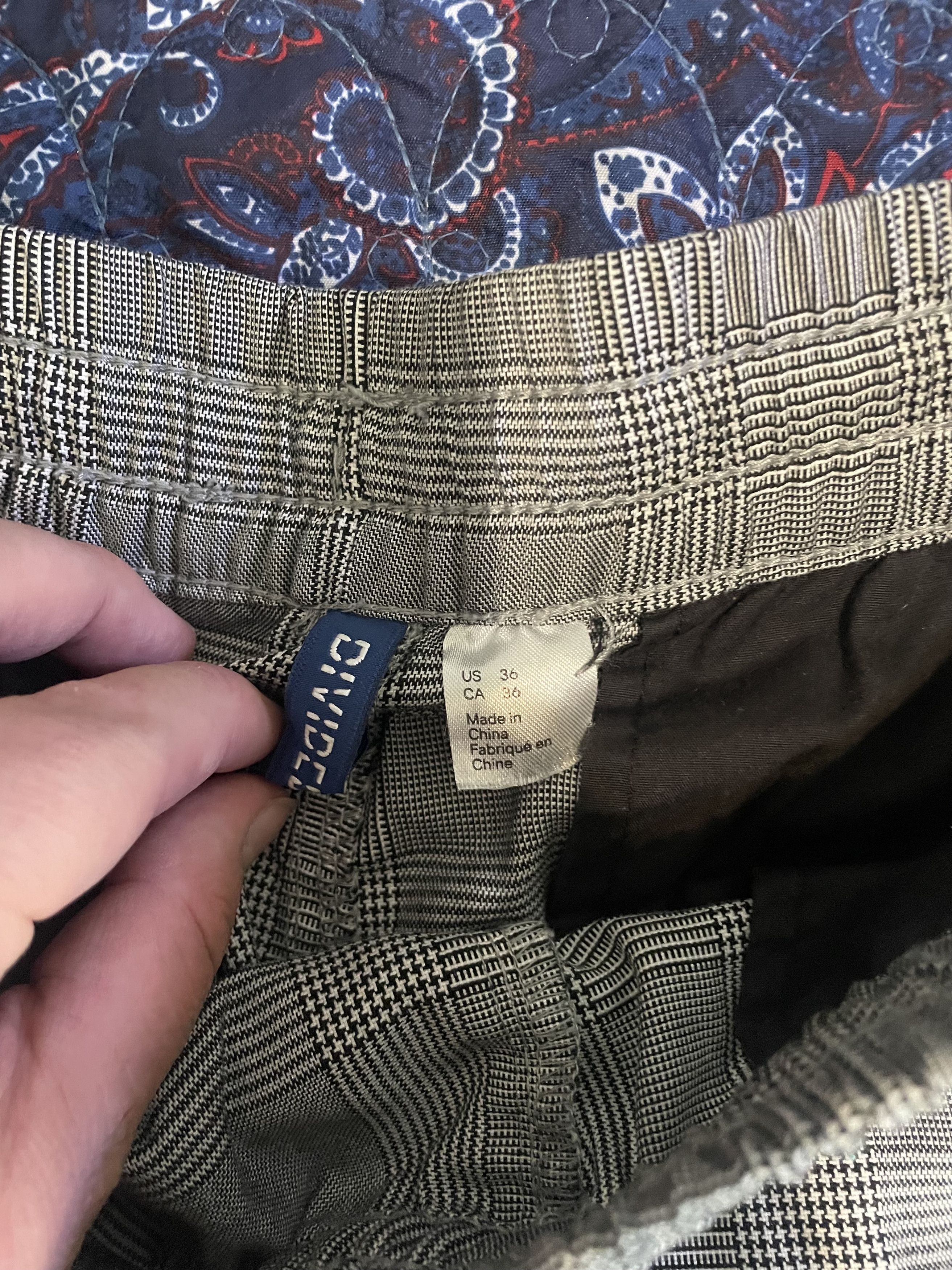 H&M H&M Plaid Casual Pants Size US 36 / EU 52 - 2 Thumbnail