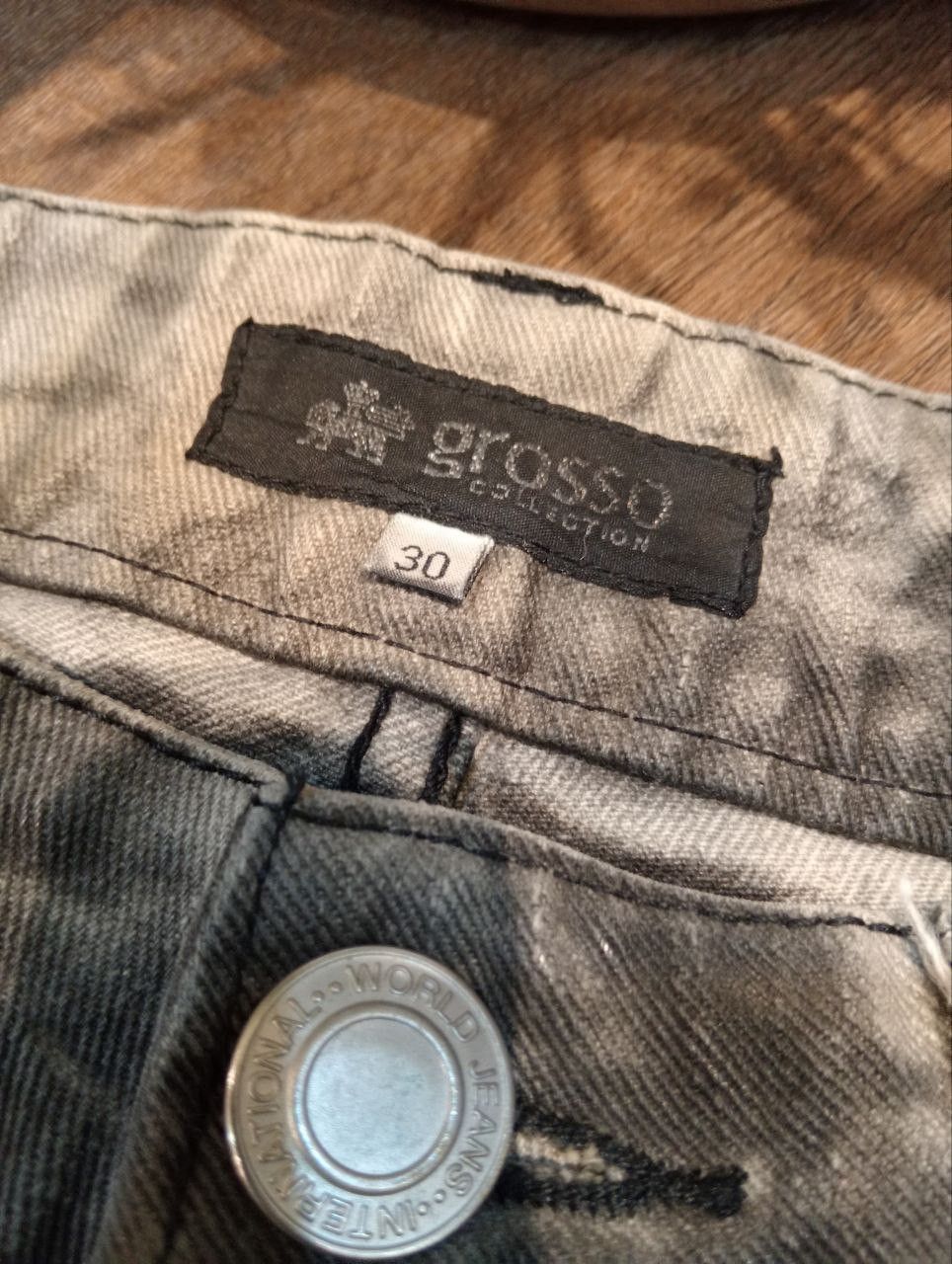 Japanese Brand JAPANESE GROSSO COLLECTION DISTRESSED LOOK JEANS - SIZE 30 Size US 30 / EU 46 - 5 Thumbnail