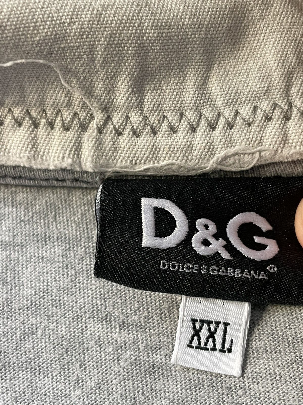 Dolce & Gabbana × Vintage Vintage Dolce & Gabbana ‘I Love❤️ DG’ T-Shirt 90’s Y2K Size US XL / EU 56 / 4 - 8 Thumbnail