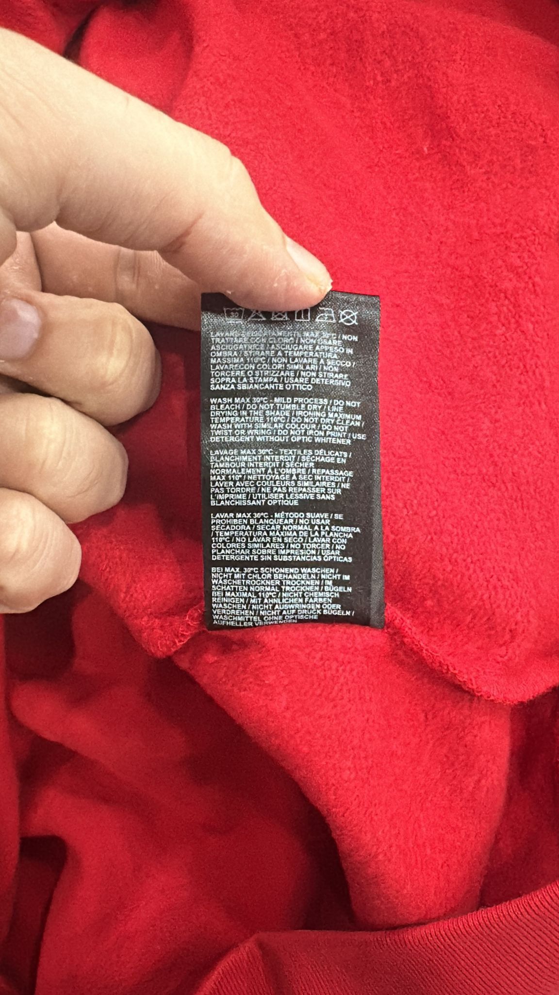 Raf Simons CC000021 Knot Hoodie in Red Rare Size US S / EU 44-46 / 1 - 9 Thumbnail