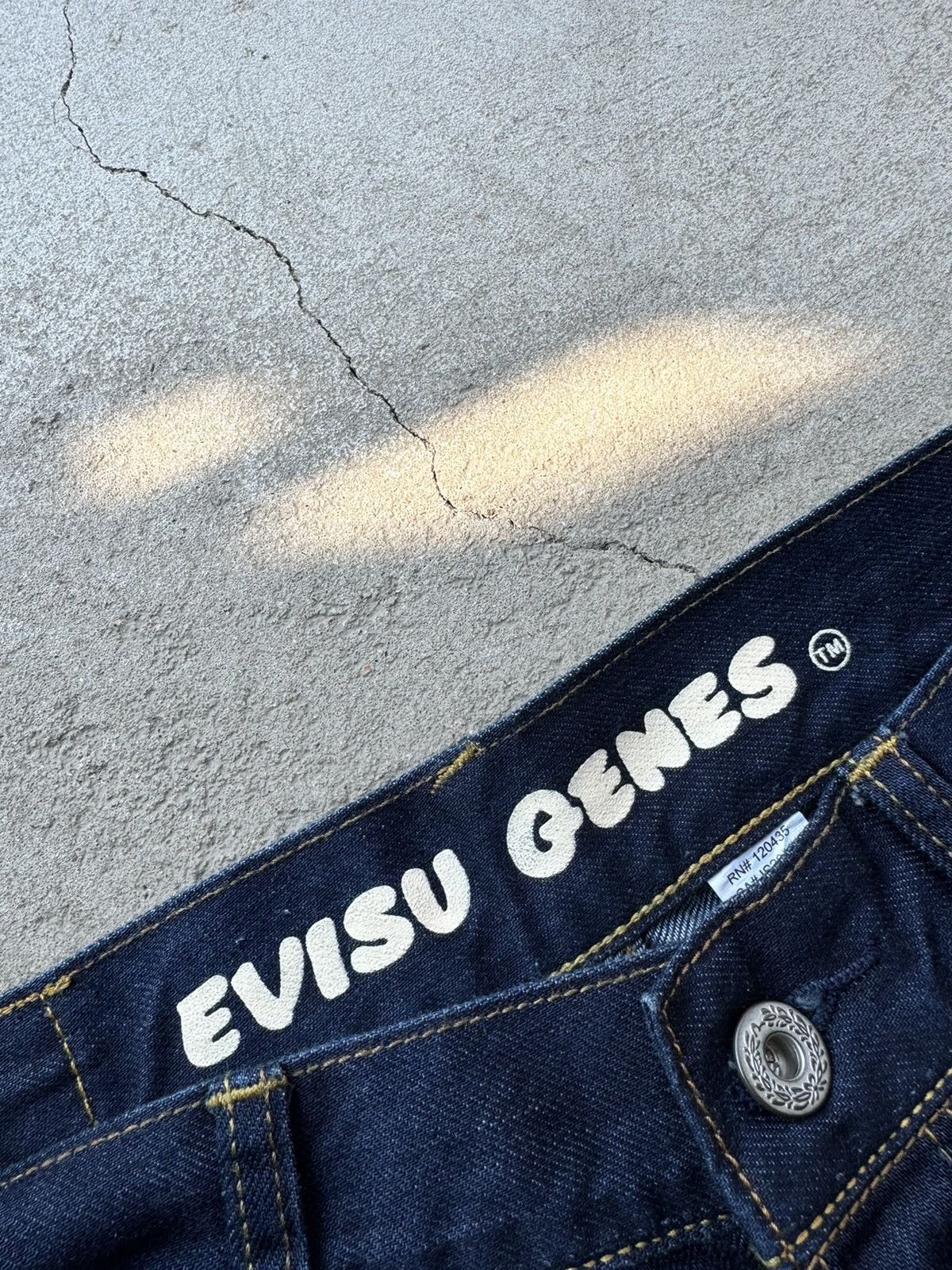 Evisu × Japanese Brand Evisu Denim Jeans Print Japan Style Y2K Size US 30 / EU 46 - 8 Thumbnail