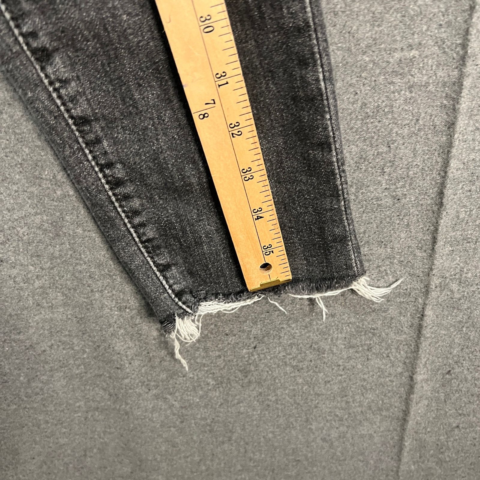Levi's Levi's Wedge Skinny Button fly Gray Black Size 29 Size 29" - 12 Thumbnail