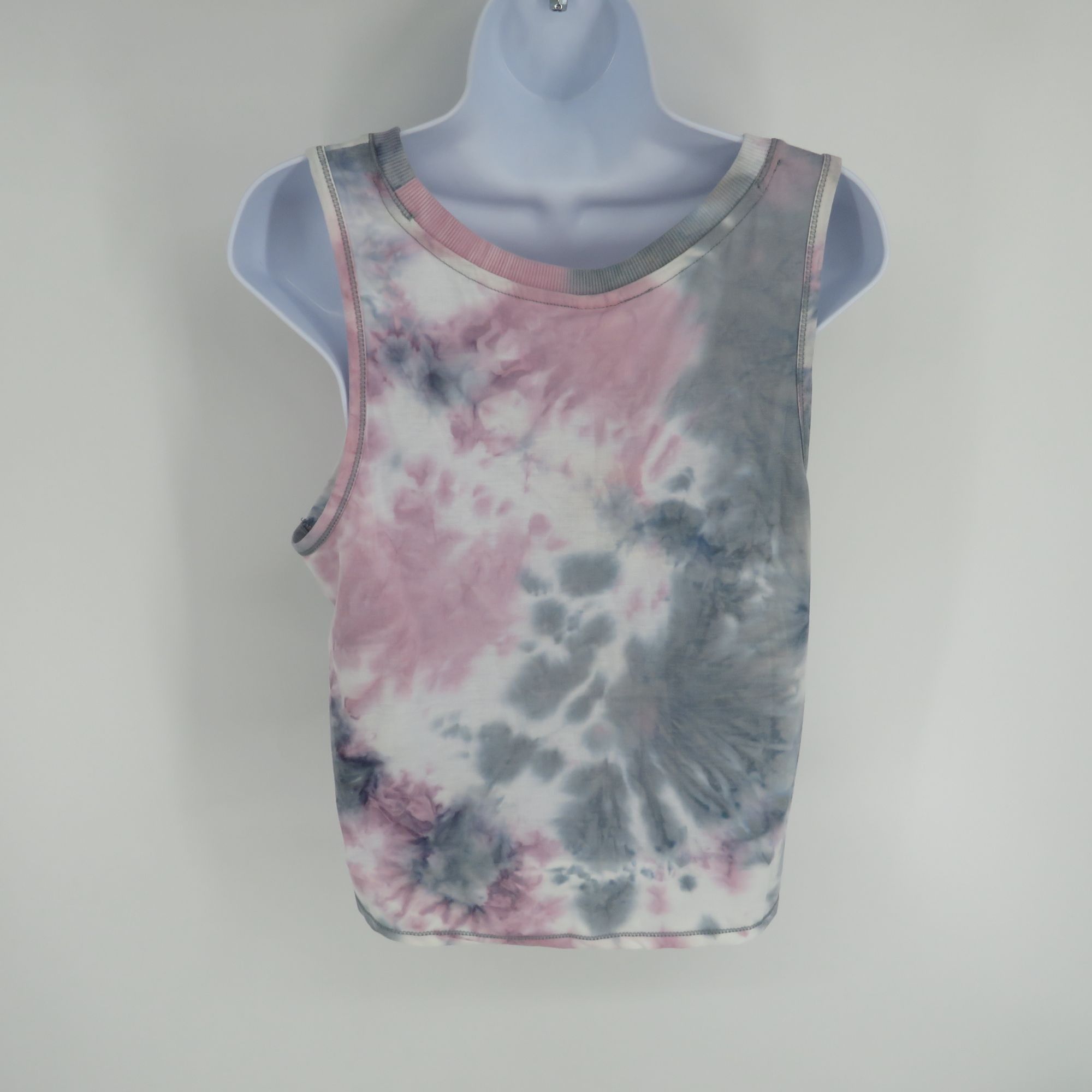 Other 90 Degree By Reflex Womens Large Tie-Dye Tank Top Grey/Purpl Size L / US 10 / IT 46 - 4 Thumbnail