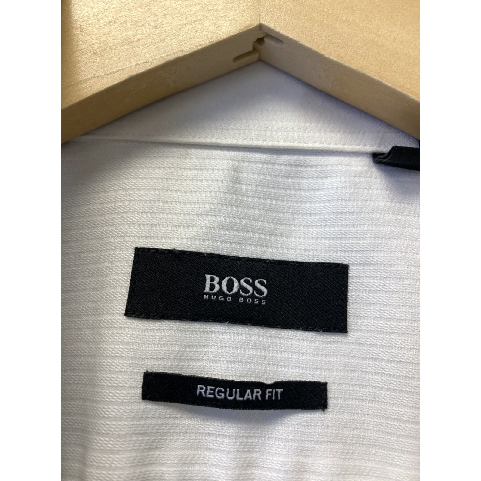 Hugo Boss VINTAGE Hugo Boss Men Shirt Long Sleeve Casual Travel Cotton White L 16 32/33 Size US L / EU 52-54 / 3 - 4 Thumbnail