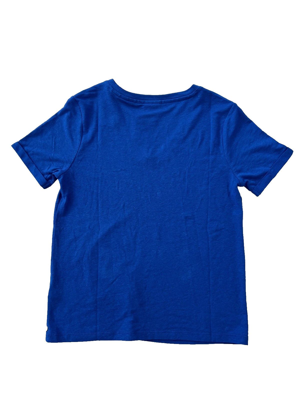 Scotch & Soda Scotch & Soda V-Neck Linen Blend Tee Blue ( S ) Size S / US 4 / IT 40 - 3 Thumbnail