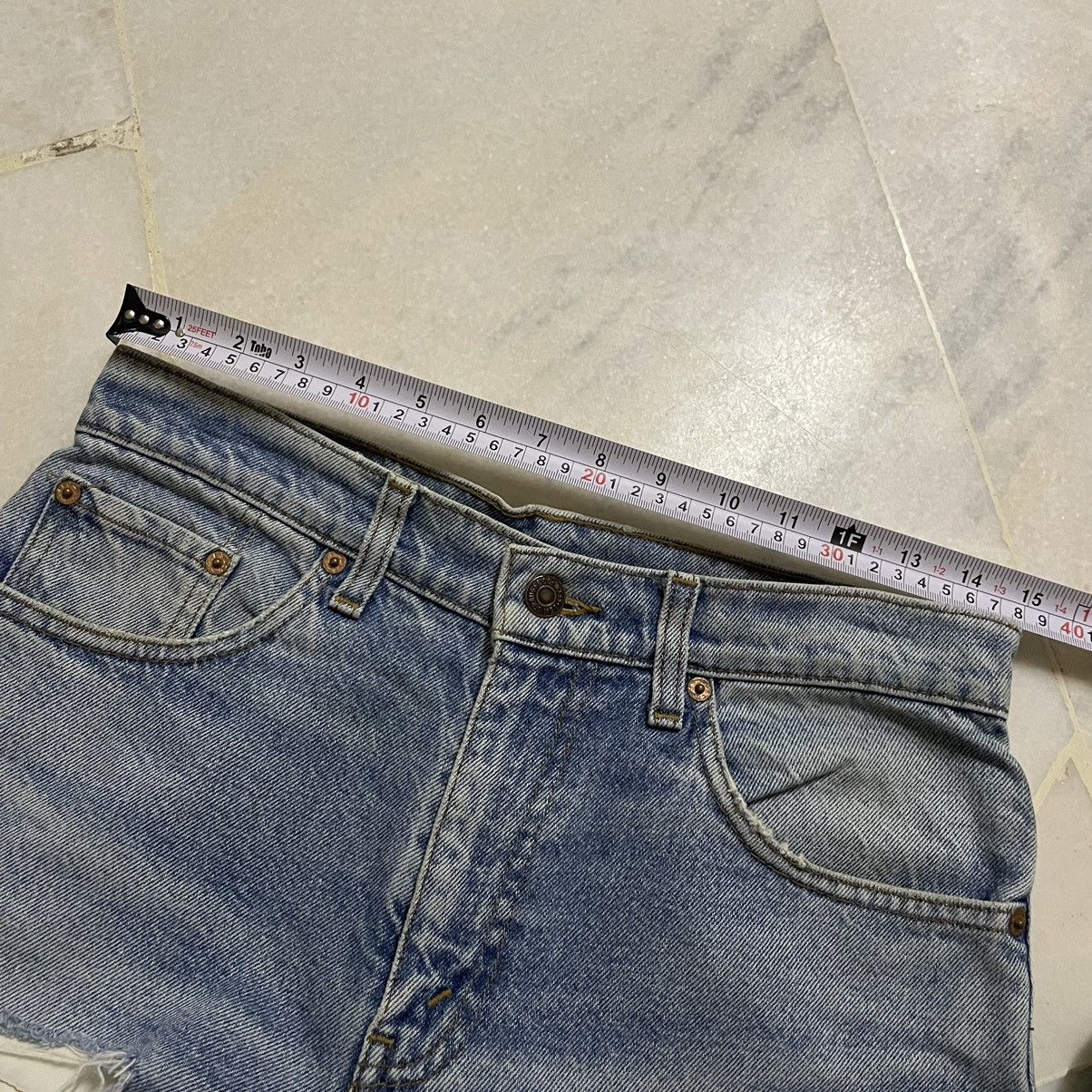 Levi's ORIGINAL BLUE DENIM LEVIS 505 LOOSE CUTTING (30×35) Size US 30 / EU 46 - 10 Thumbnail