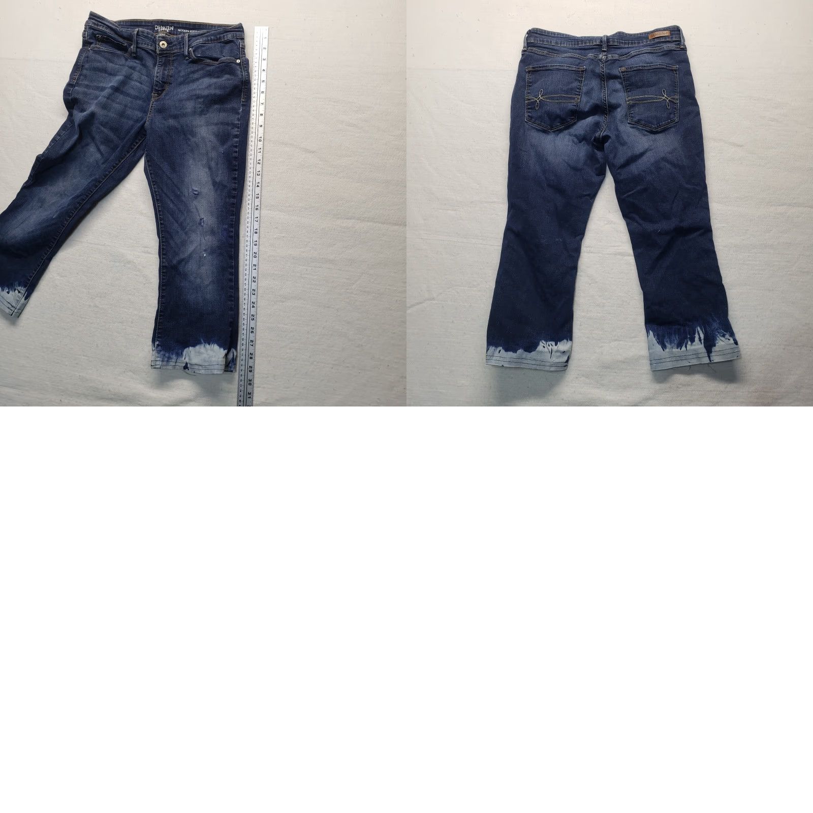 Levi's Levi's Jeans CapriMidRise Dark Wash Denim Stretch Jeans Women's 6 Capris Levi's Jeans Capri Mid Rise Dark Wash Women 6 Size 28" / US 6 / IT 42 - 8 Thumbnail