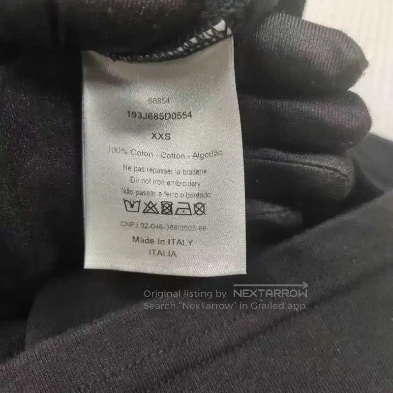 Dior Dior Black Cotton Women's T. Size XXS / US 00 / IT 34 - 4 Thumbnail