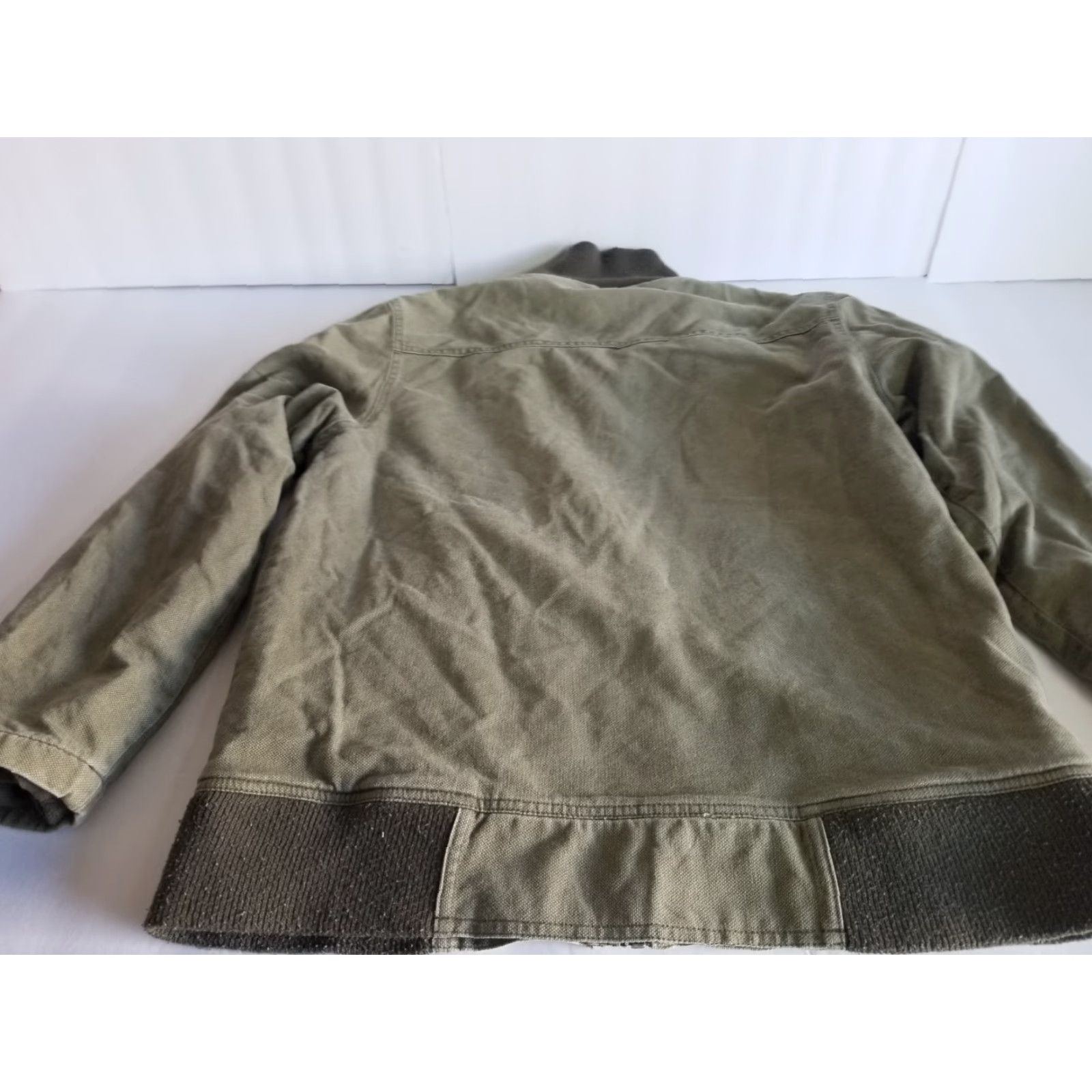 Vintage VINTAGE Army Green Tactical Military Utility Jacket AM3 Men Full Zip Up Size M Green Military Jacket Mens Size US M / EU 48-50 / 2 - 5 Thumbnail