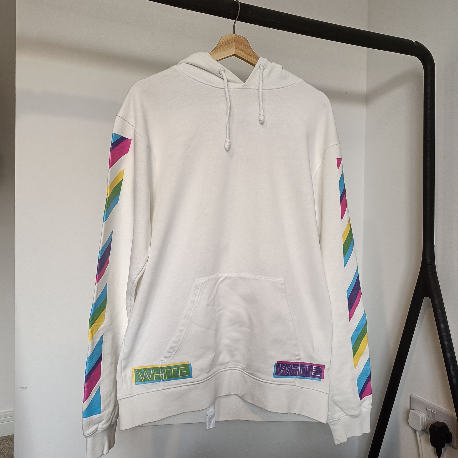 Off-White Off-White x Excelsior x Antonia x EXPO White Hoodie Medium Size US M / EU 48-50 / 2 - 1 Thumbnail