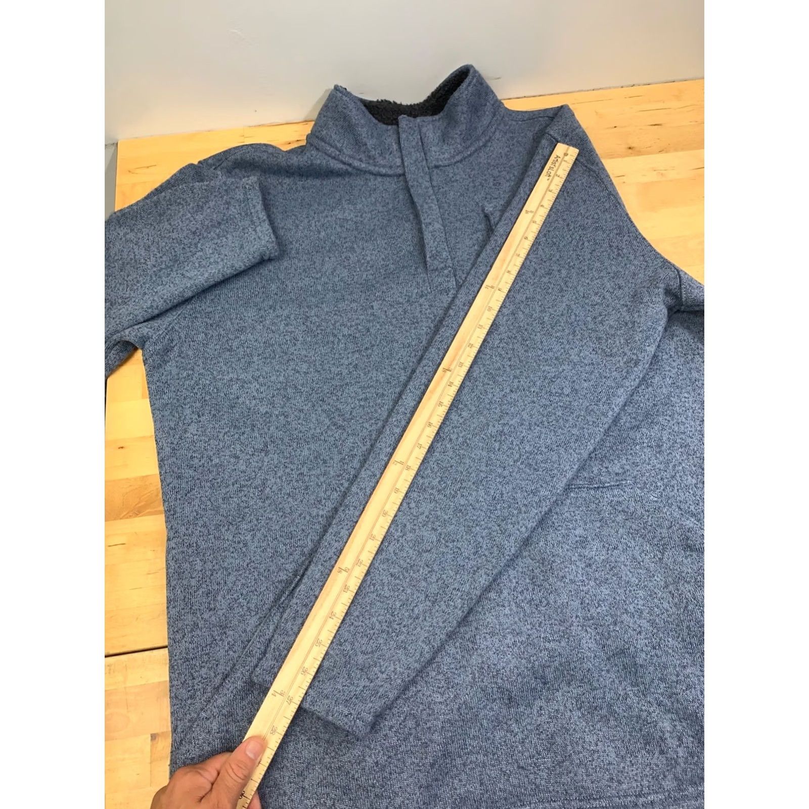 Carhartt Carhartt 1/4 Zip Pullover Men XLT Blue Casual Work Relaxed Fit 13143 Size US XL / EU 56 / 4 - 7 Thumbnail