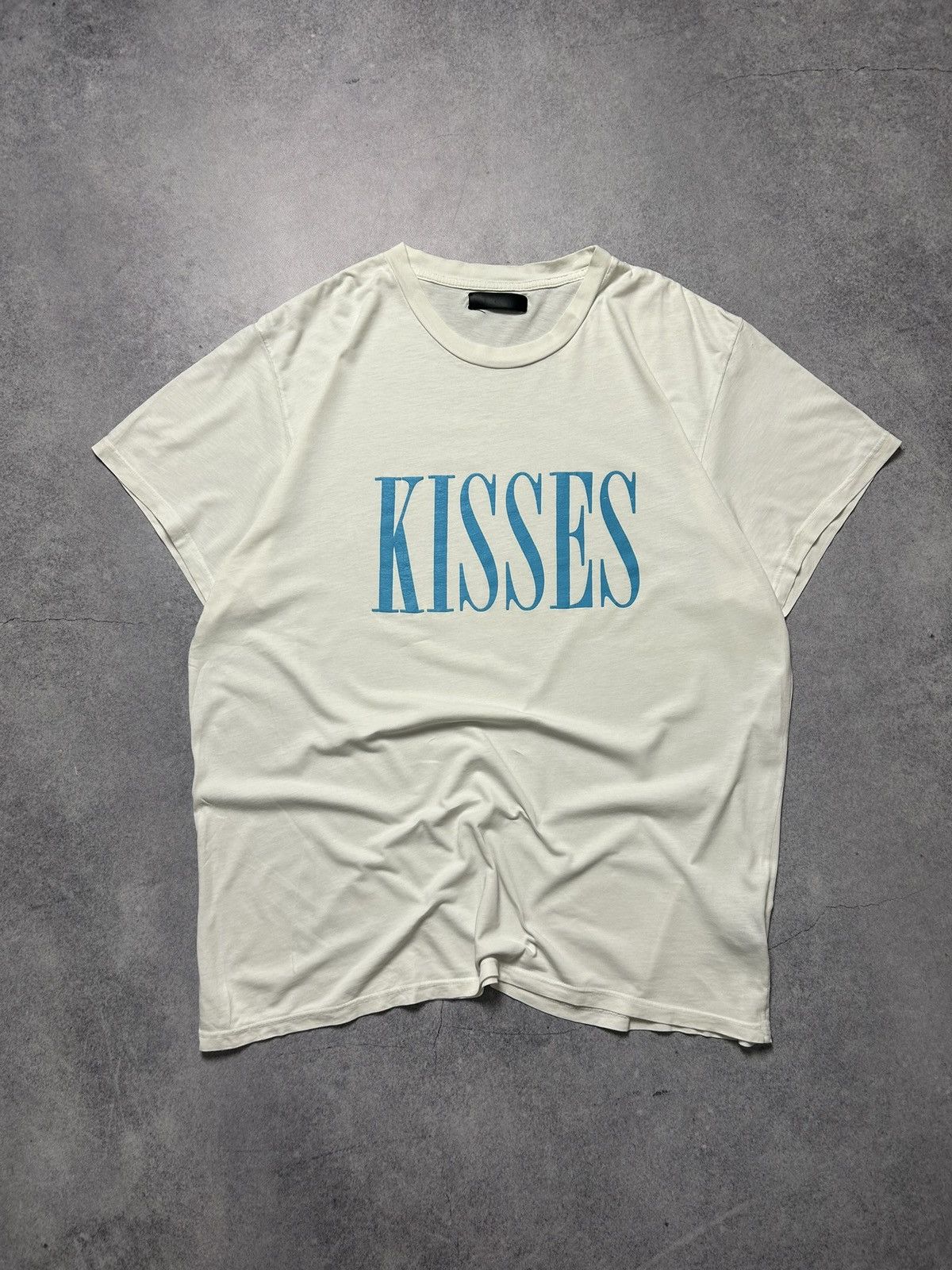 Amiri Amiri Kisses Big Logo Crewneck White T-Shirt Made in USA Size US XL / EU 56 / 4 - 1 Thumbnail