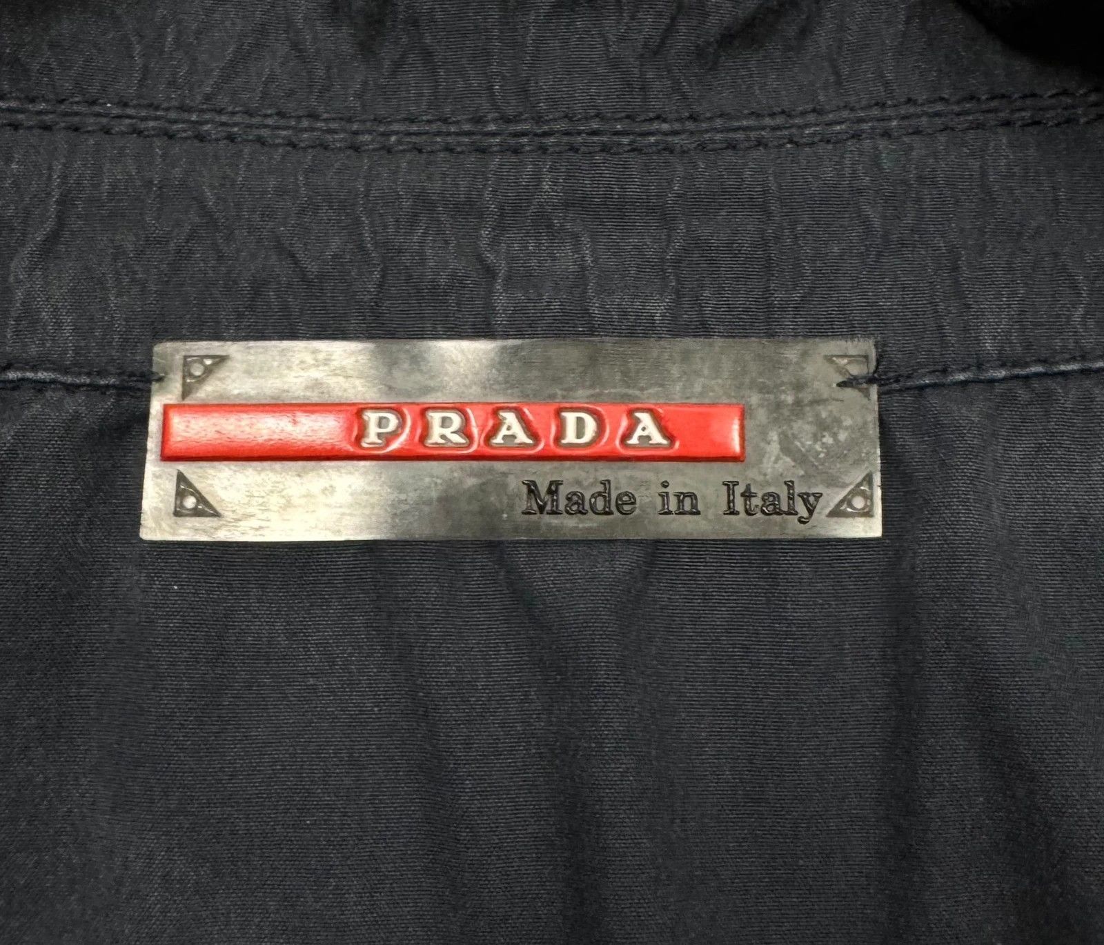 Prada Prada Vintage Zip Shirt Red Tab size M Size M / US 6-8 / IT 42-44 - 16 Thumbnail