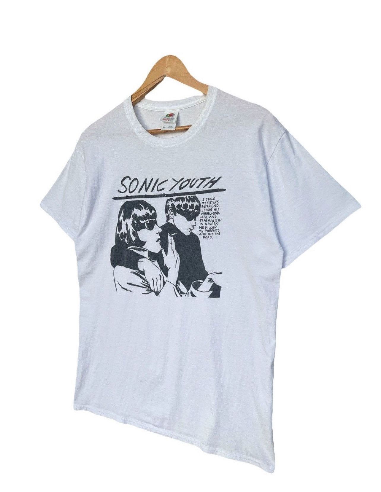 Band Tees Vintage Y2K Sonic Youth Promo White Band Tees Size US M / EU 48-50 / 2 - 4 Thumbnail