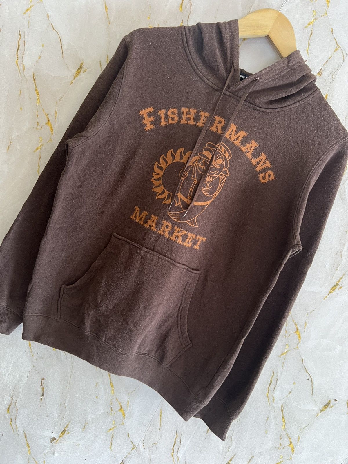 Japanese Brand FISHERMANS MARKET HOODIE Size US M / EU 48-50 / 2 - 5 Thumbnail