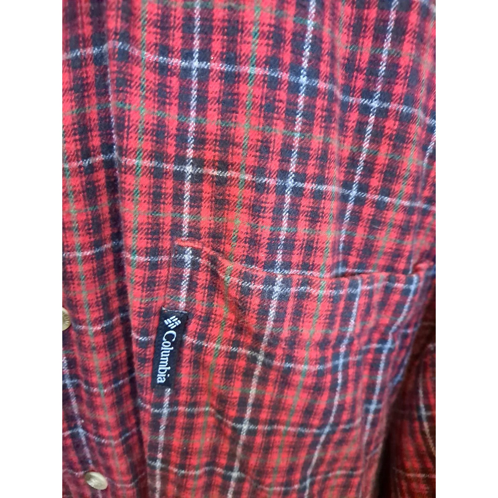 Columbia Columbia Red, White and Black Plaid Shirt Size XL Size US XL / EU 56 / 4 - 2 Thumbnail