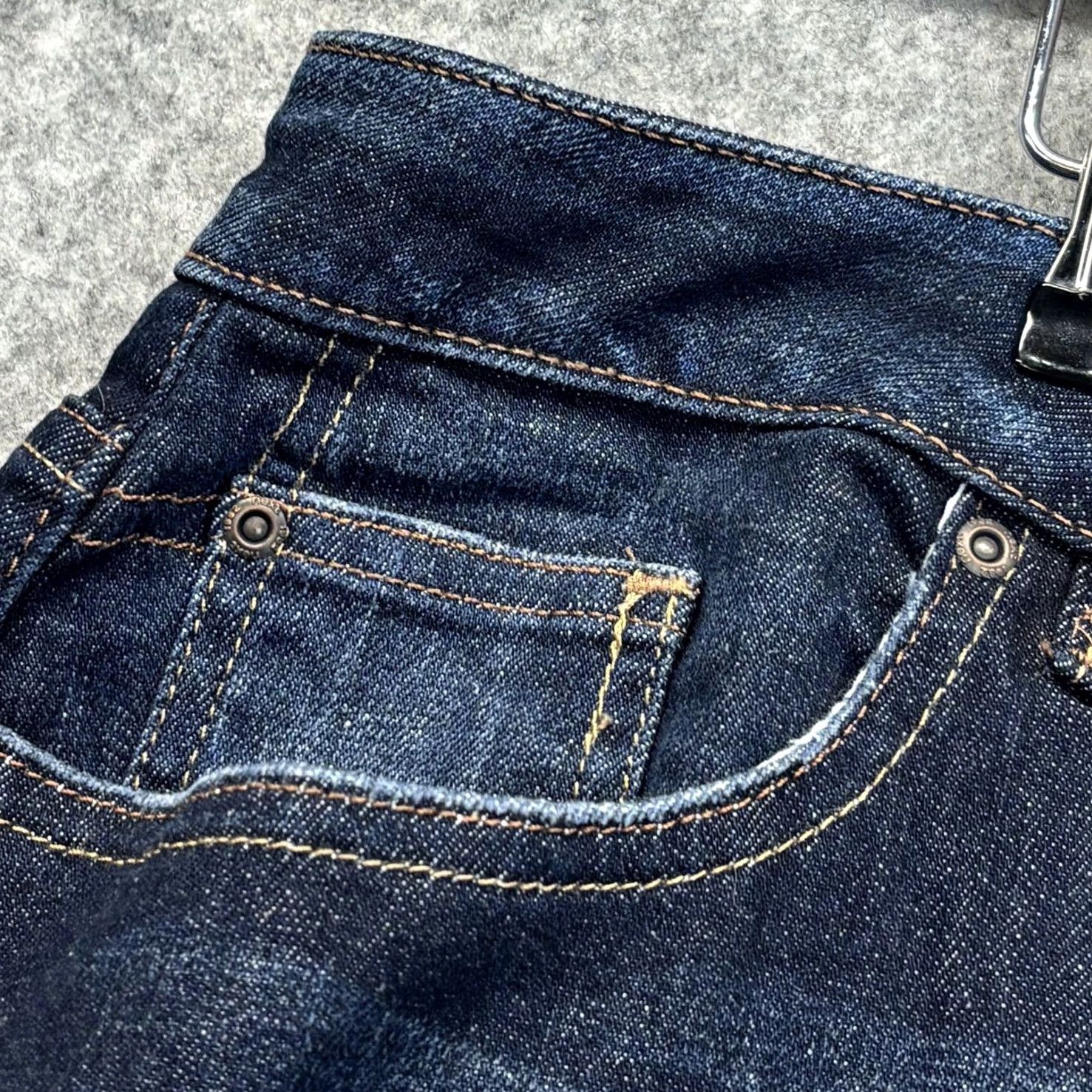 NEXT NEXT Boy Shorts Denim UK20 Blue Zip Fly Distressed Pockets Womens Size 42" / US 20 - 3 Thumbnail