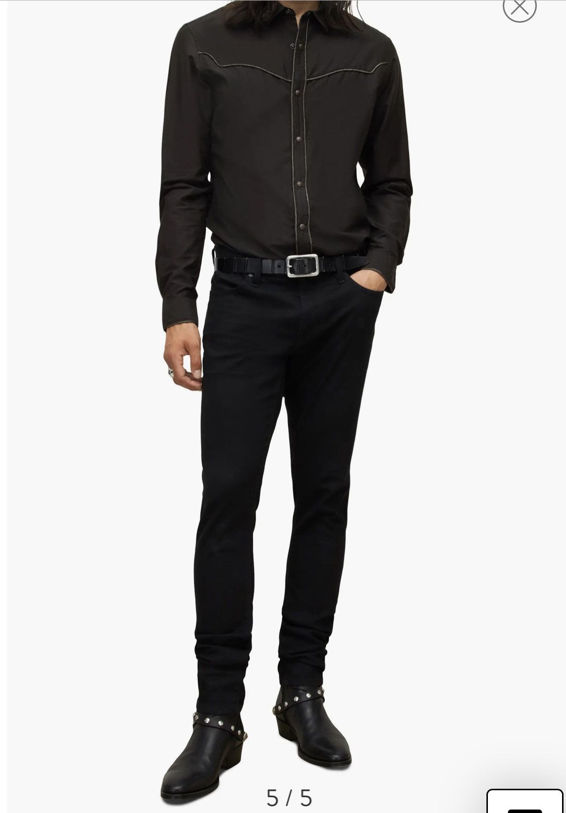 John Varvatos Francis Shirt. Medium Size US M / EU 48-50 / 2 - 6 Thumbnail