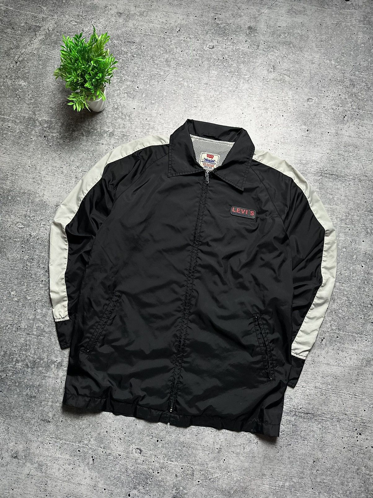 Levi's Vintage 90s Levi’s 501 Truck Biker Road Nylon Coach Jacket Size US L / EU 52-54 / 3 - 2 Thumbnail