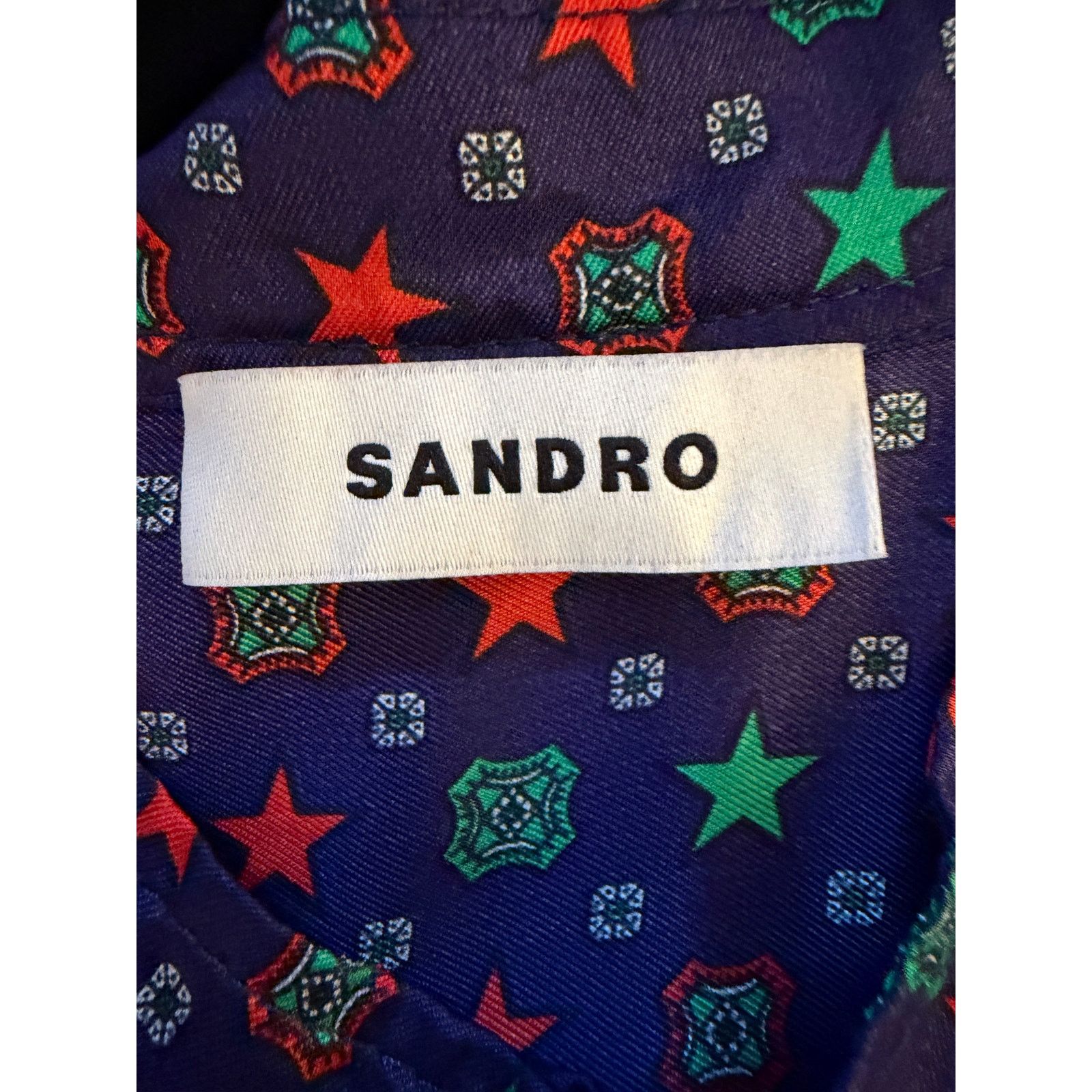 Sandro Sandro NWT Purple Tie-Waist Gathered Satin Midi Dress Size S / US 4 / IT 40 - 3 Thumbnail