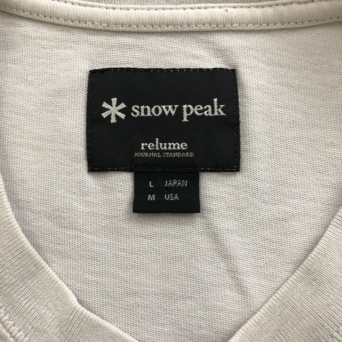 Snow Peak SNOW PEAK Outdoor Life Fashion T-Shirt Size US M / EU 48-50 / 2 - 7 Thumbnail