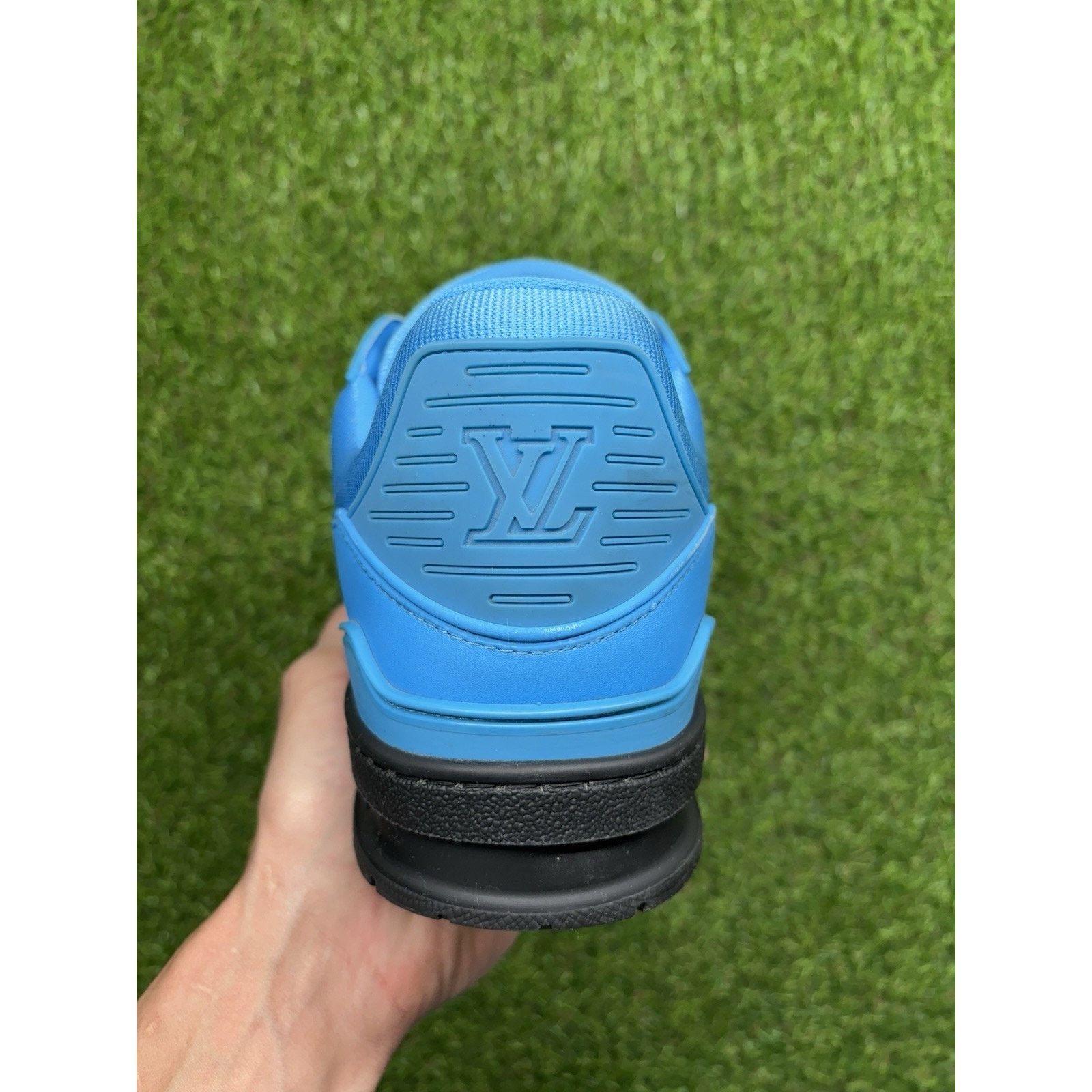 Louis Vuitton 8-8.5 US Louis Vuitton Trainer ' Blue Black ' | SUPER CLEAN! Size US 8 / EU 41 - 10 Thumbnail