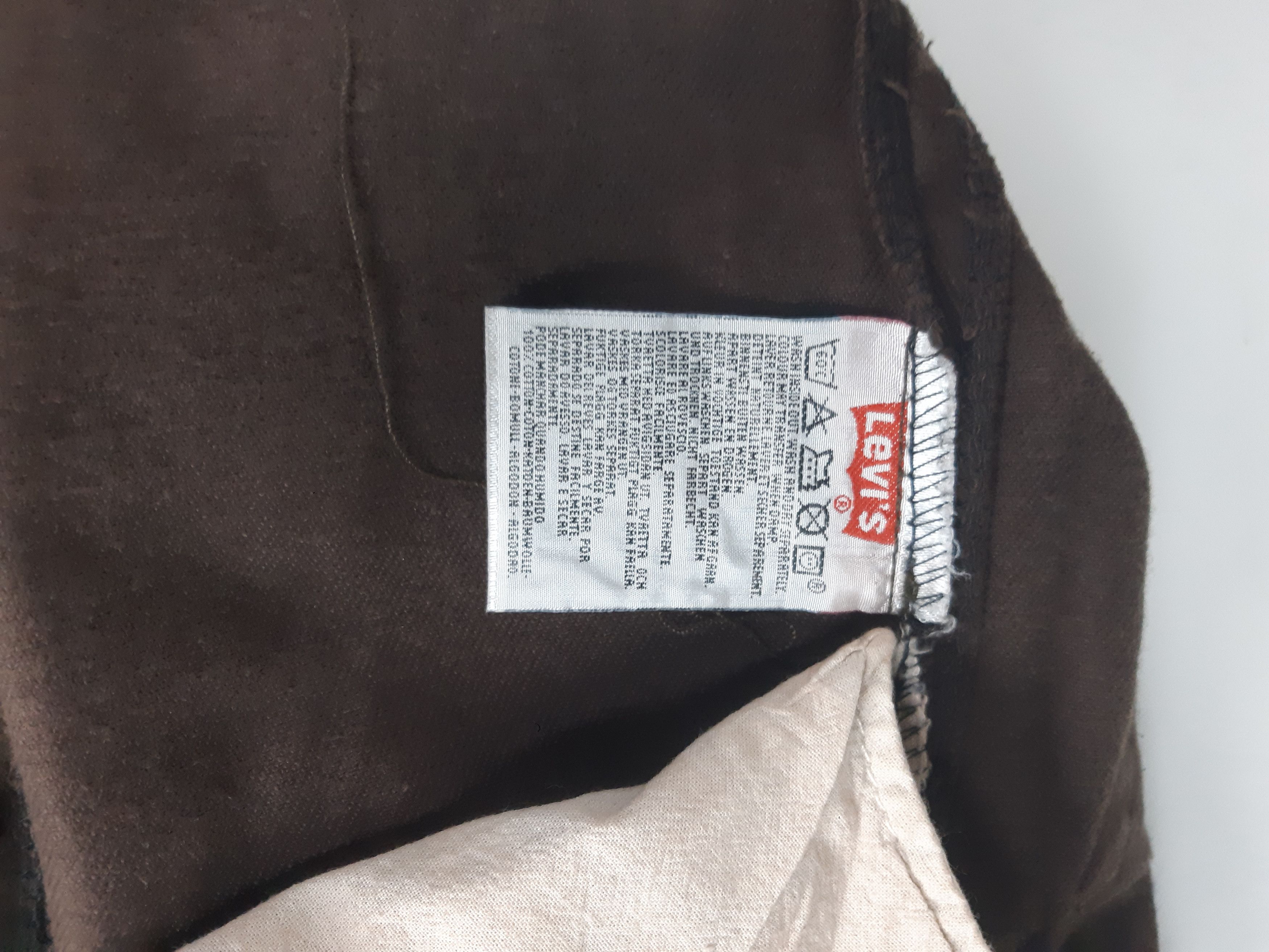Levi's Vintage 90s LEVIS 501 Jeans USA size W29 L36 NOS Size 29" - 7 Thumbnail