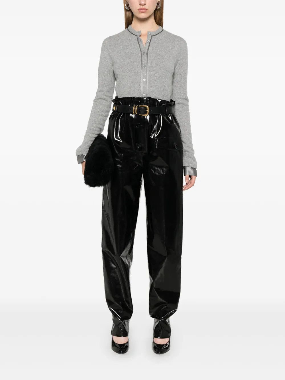 Saint Laurent Paris o1y0126 Casual Pant in Black Size 27" / US 4 / IT 40 - 5 Thumbnail