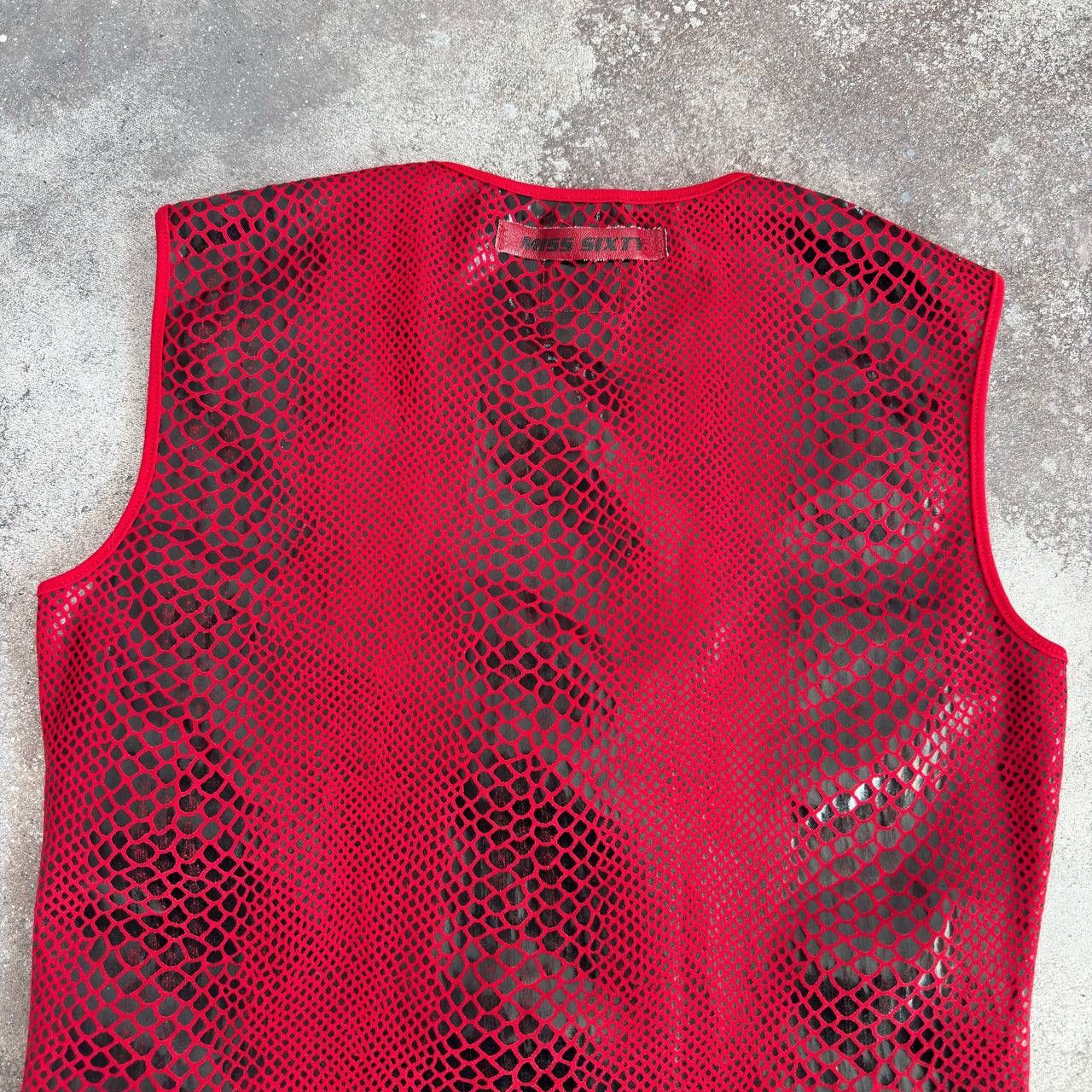 Miss Sixty Miss Sixty Luxury Y2K Snake Print Vintage Tank Top Size L / US 10 / IT 46 - 8 Thumbnail