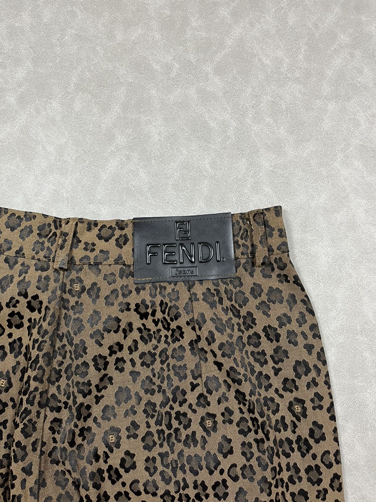 Fendi Vtg Fendi leopard pants Size US 28 / EU 44 - 8 Thumbnail