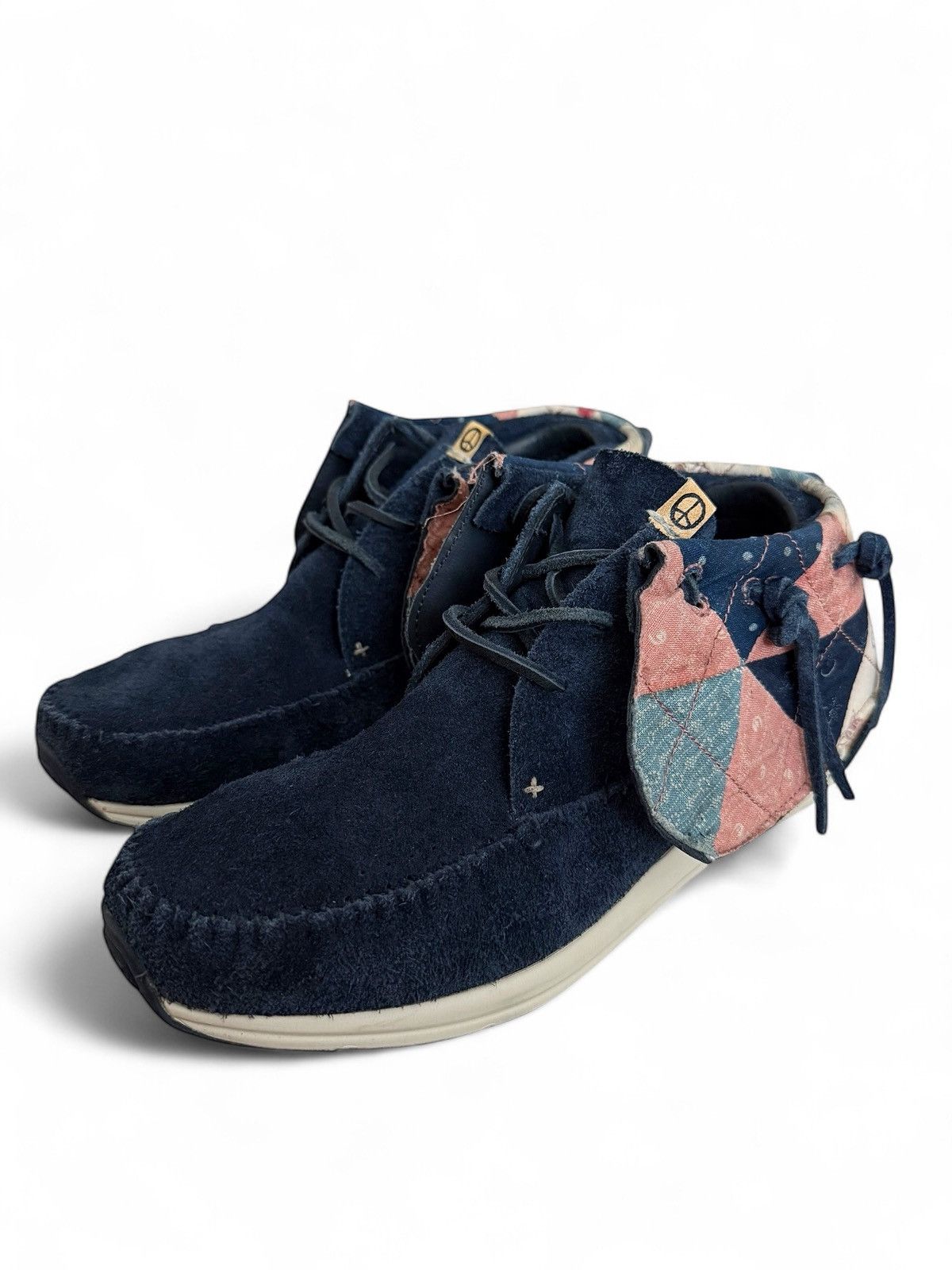 Visvim GRAIL 2014 FBT Blue Geo Patchwork Size US 9 / EU 42 - 1 Thumbnail