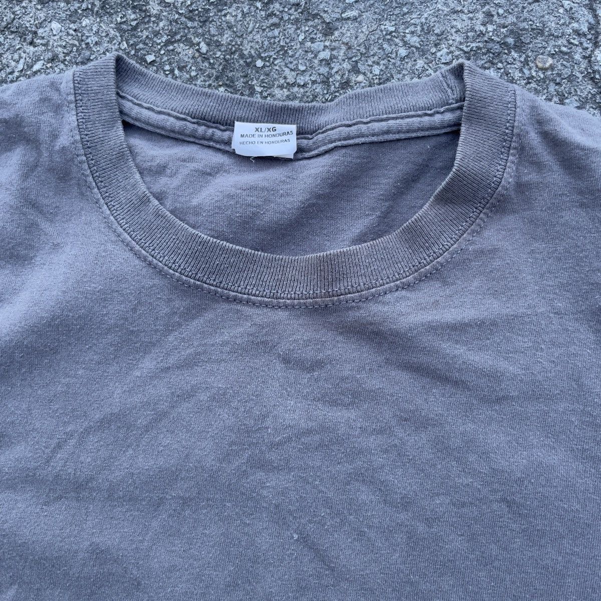 Vintage Vintage Womens Y2K Smoke GREY Blank Heavyweight Shirt Size XL / US 12-14 / IT 48-50 - 2 Thumbnail