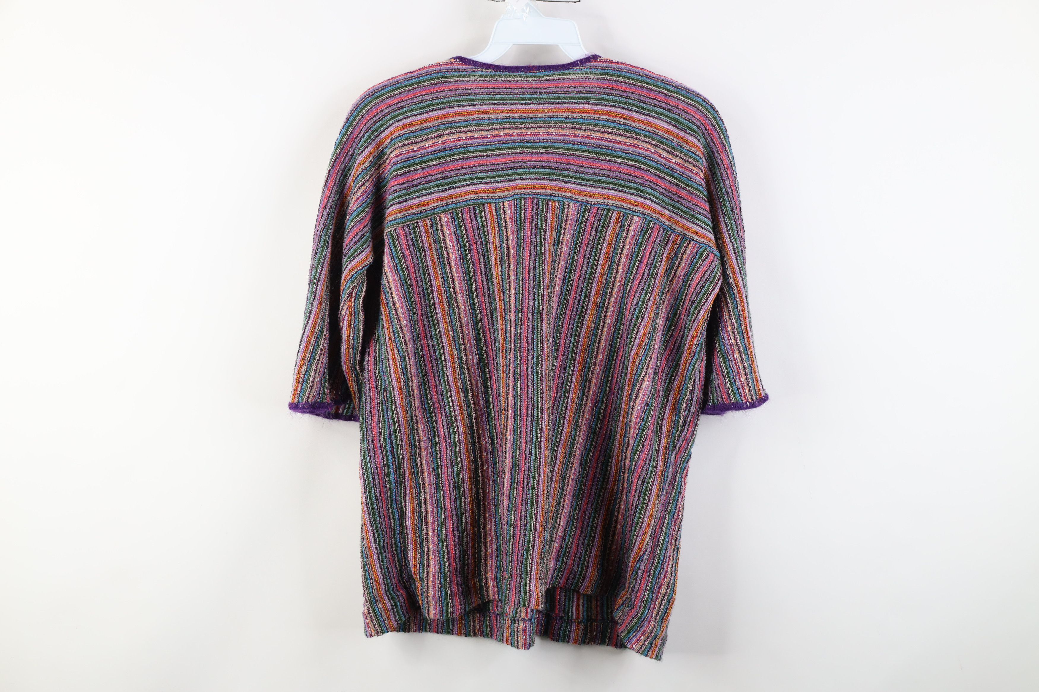 Vintage Vintage 70s Babydoll Boho Chic Knit Flared Sleeve T-Shirt Size M / US 6-8 / IT 42-44 - 8 Thumbnail