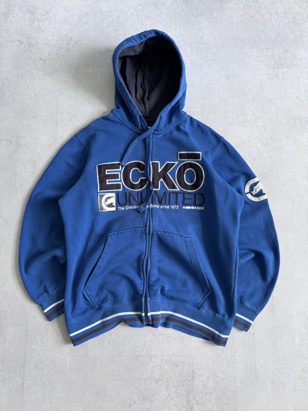 Ecko Unltd. Vintage Ecko UNLTD. Crazy Zip Hoodie 00’s Y2K Vibes Logo Size US L / EU 52-54 / 3 - 1 Thumbnail