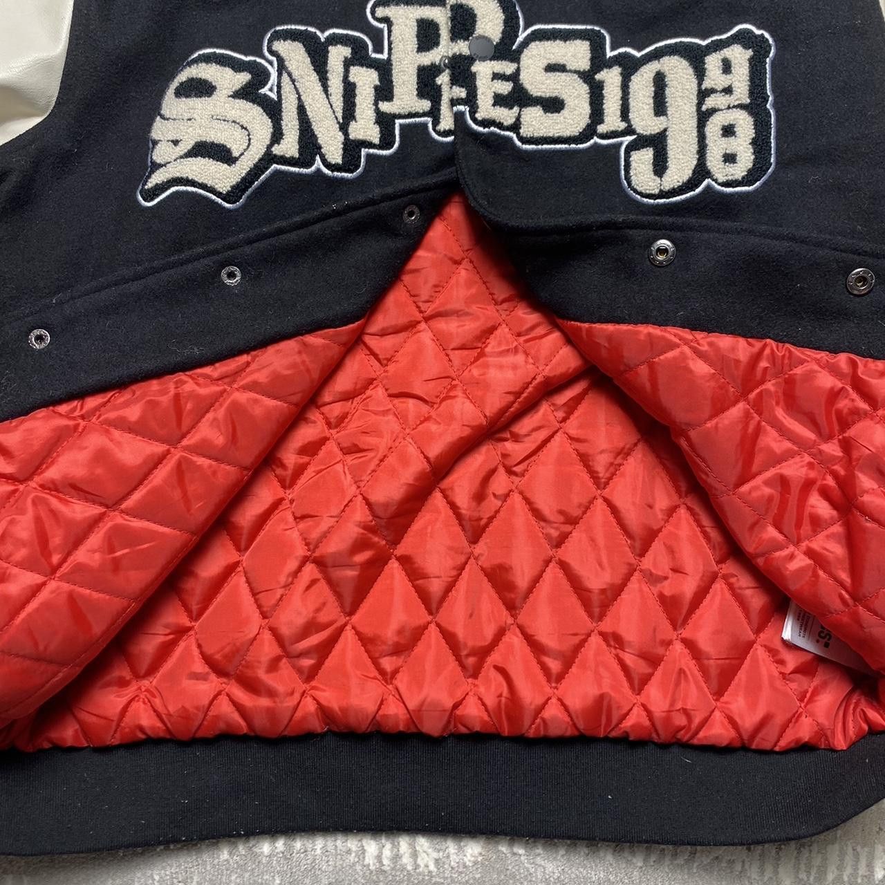 Snipes 00s Snipes Embroidered Varsity Jacket Black/White M Size US M / EU 48-50 / 2 - 4 Thumbnail