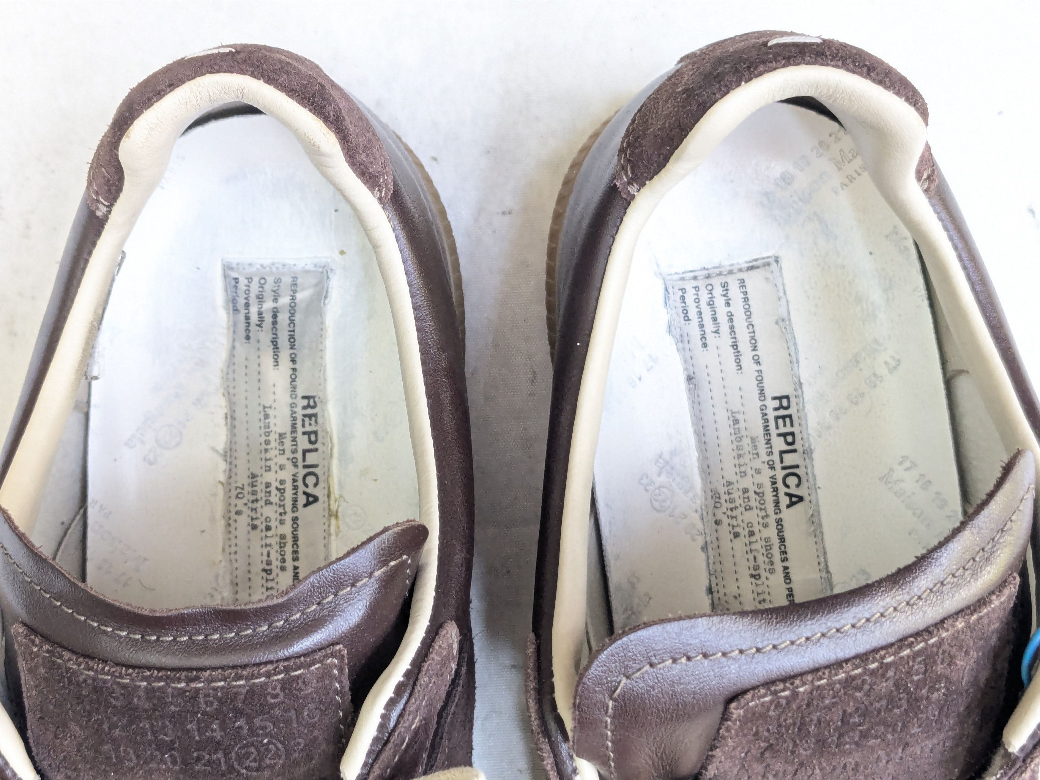 Maison Margiela Maison Margiela Replica GAT Brown 9 42 Low Tops Gum Size US 9 / EU 42 - 5 Thumbnail