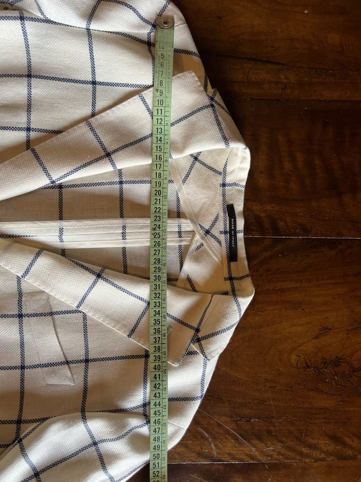 Tagliatore Tagliatore Blazer Linen/Virgin Wool Size 40R - 12 Thumbnail