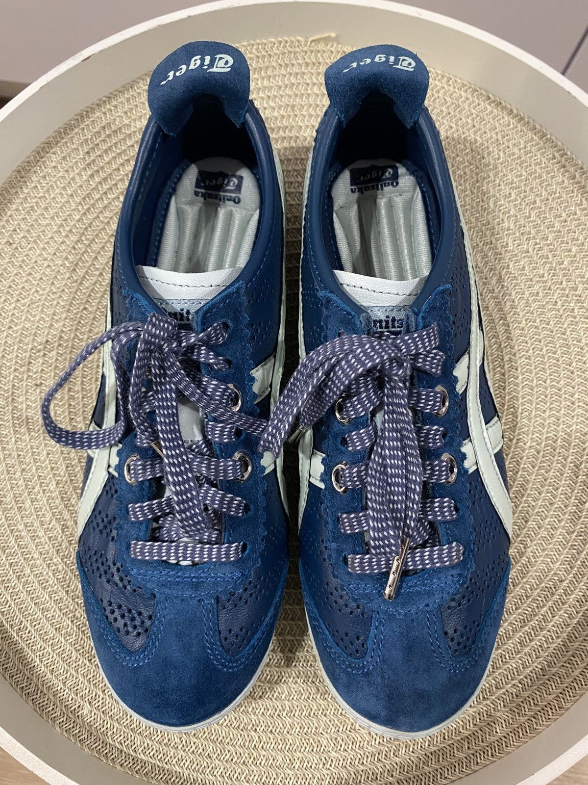 Asics ASICS x Mini Cooper Onitsuka Tiger Blue Low Top Sneakers 36 Size US 6 / IT 36 - 5 Thumbnail