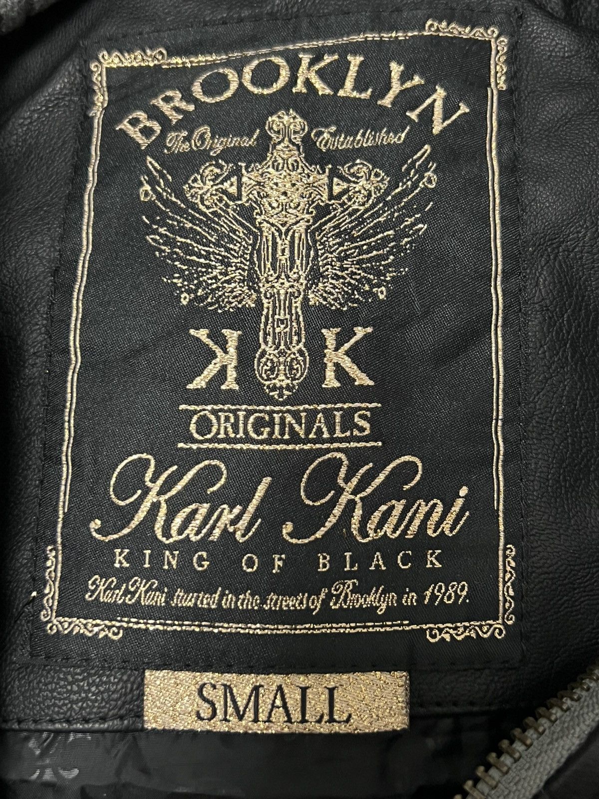 Karl Kani Brooklyn karl kani king of black knit jacket sleeveless Size US S / EU 44-46 / 1 - 6 Thumbnail