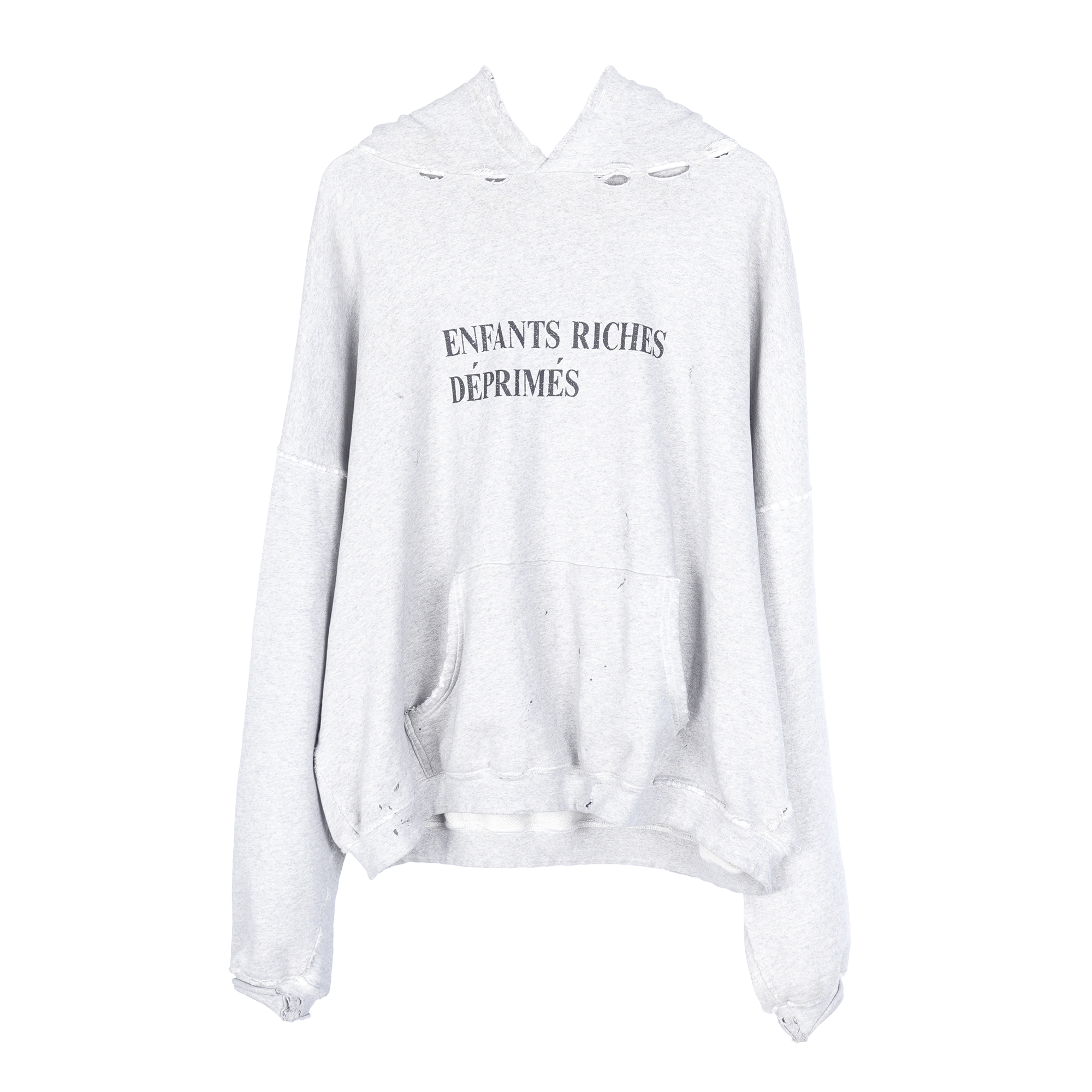 Enfants Riches Deprimes ERD GREY LOGO HOODIE Size US XXL / EU 58 / 5 - 1 Thumbnail