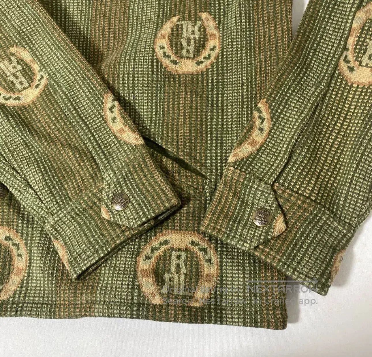 RRL Ralph Lauren Ralph Lauren Long Sleeve Printed Cotton Shirt. Size US L / EU 52-54 / 3 - 8 Thumbnail