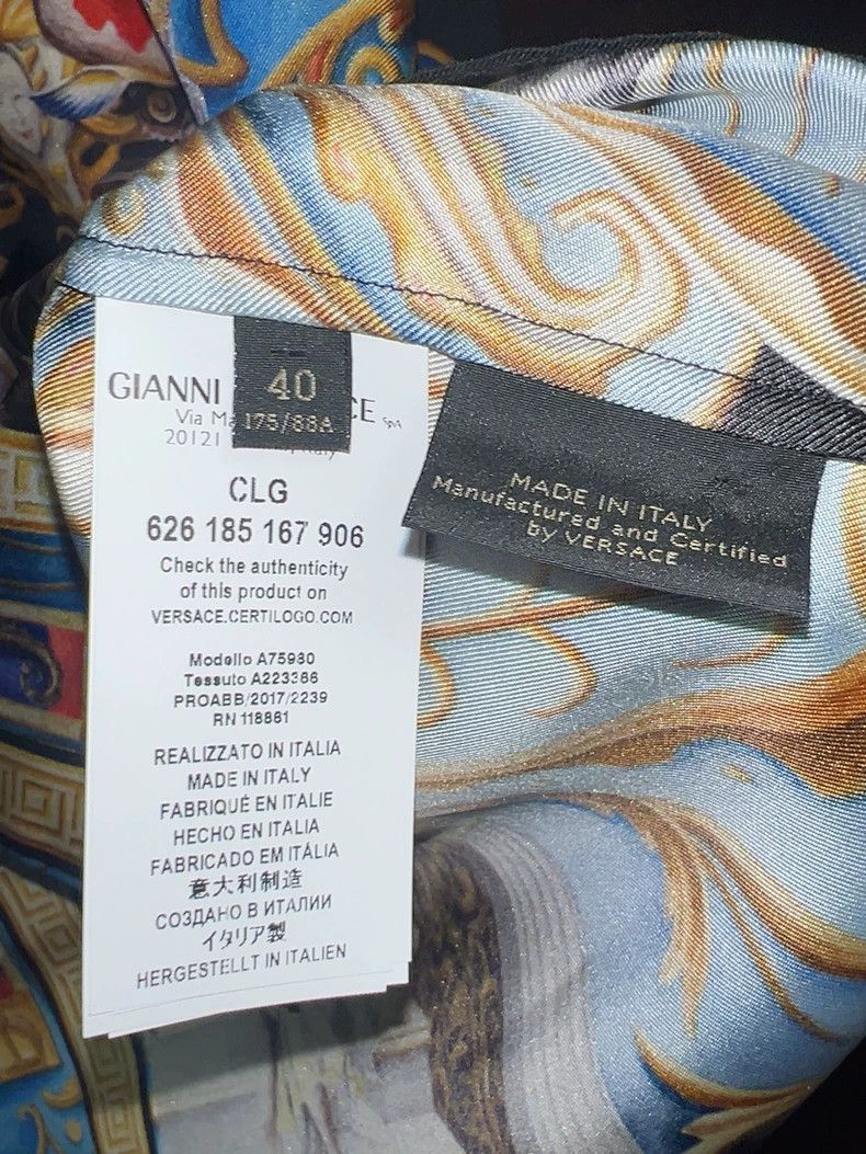 Versace Versace Mulberry silk shirt Size US M / EU 48-50 / 2 - 4 Thumbnail