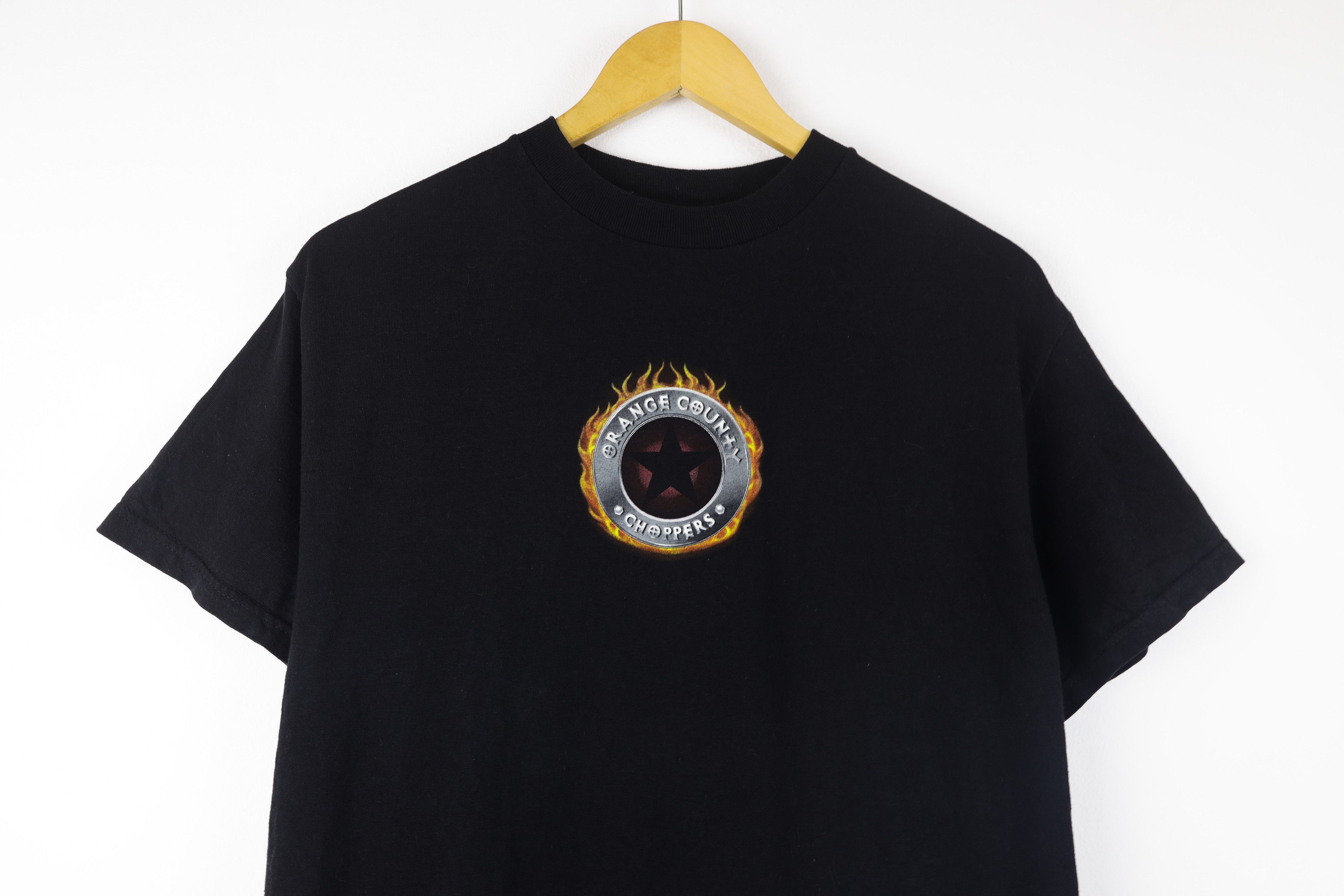 Harley Davidson × Vintage × West Coast Choppers Vintage Choppers Orange Country Crew Graphic Tee T-shirt Size US M / EU 48-50 / 2 - 3 Thumbnail