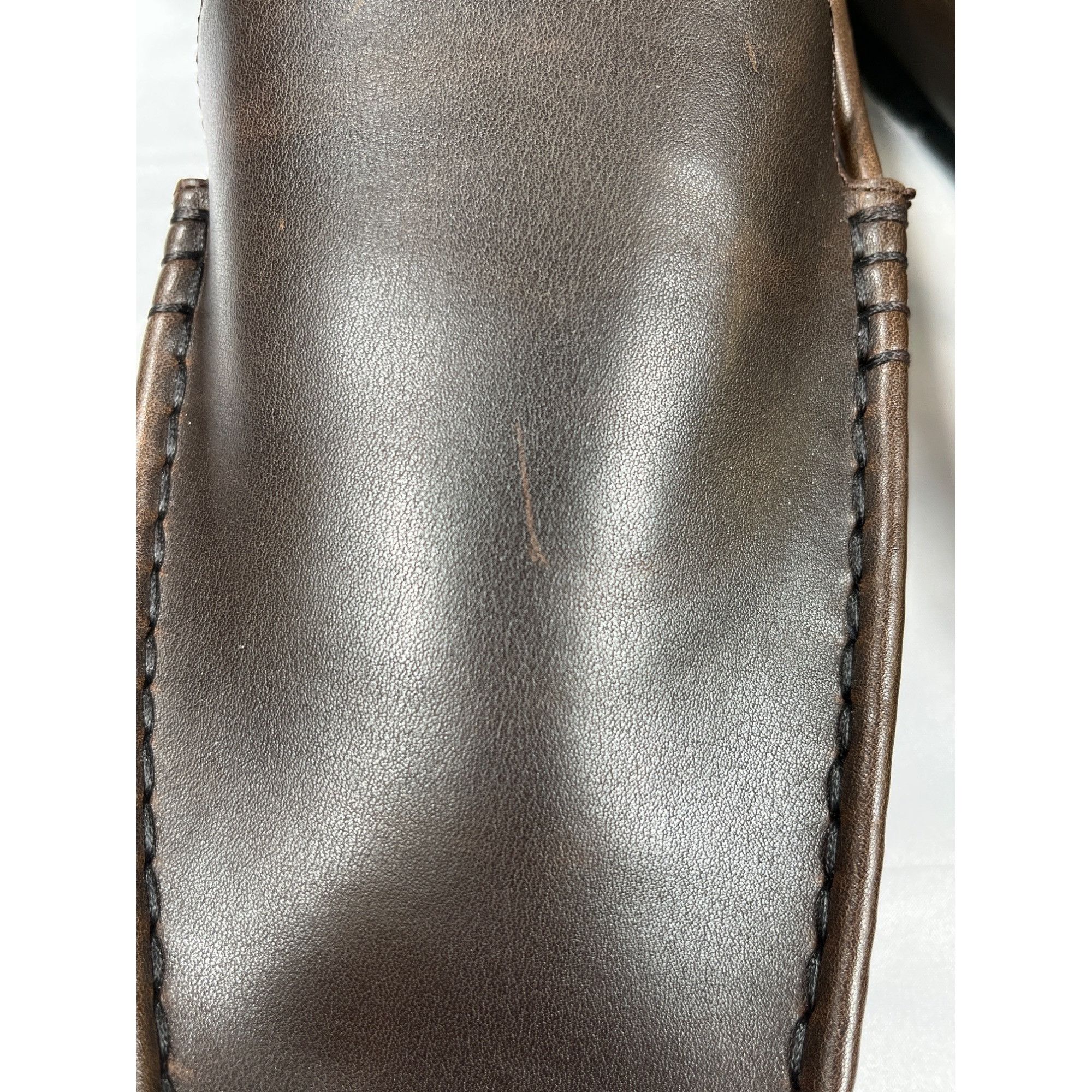 Chaps Chaps Mens Brown Leather Loafers Size 13 SKU 7256 Size US 13 / EU 46 - 10 Thumbnail