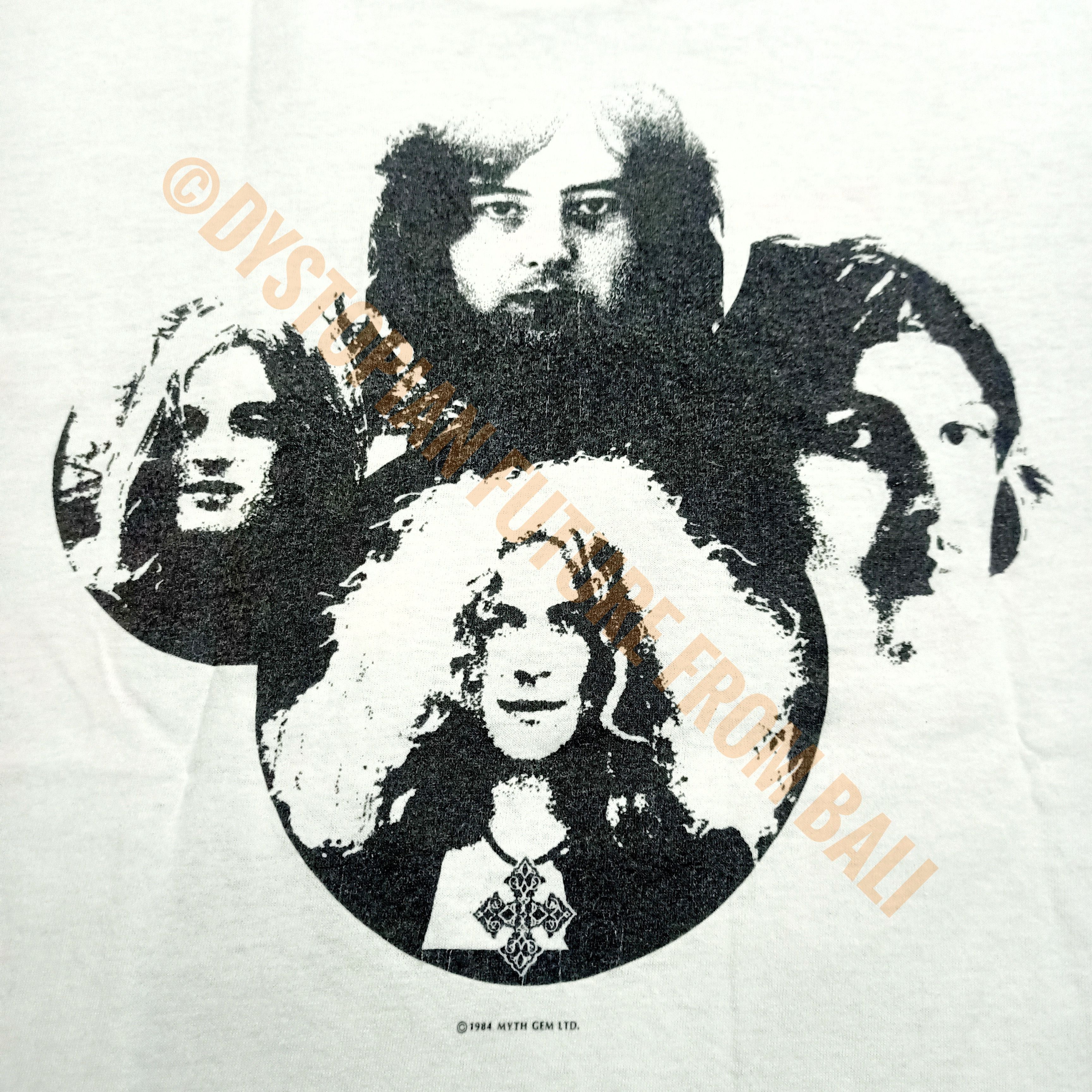Led Zeppelin Vintage 1984 Led Zeppelin Band T-shirt Size US L / EU 52-54 / 3 - 5 Thumbnail