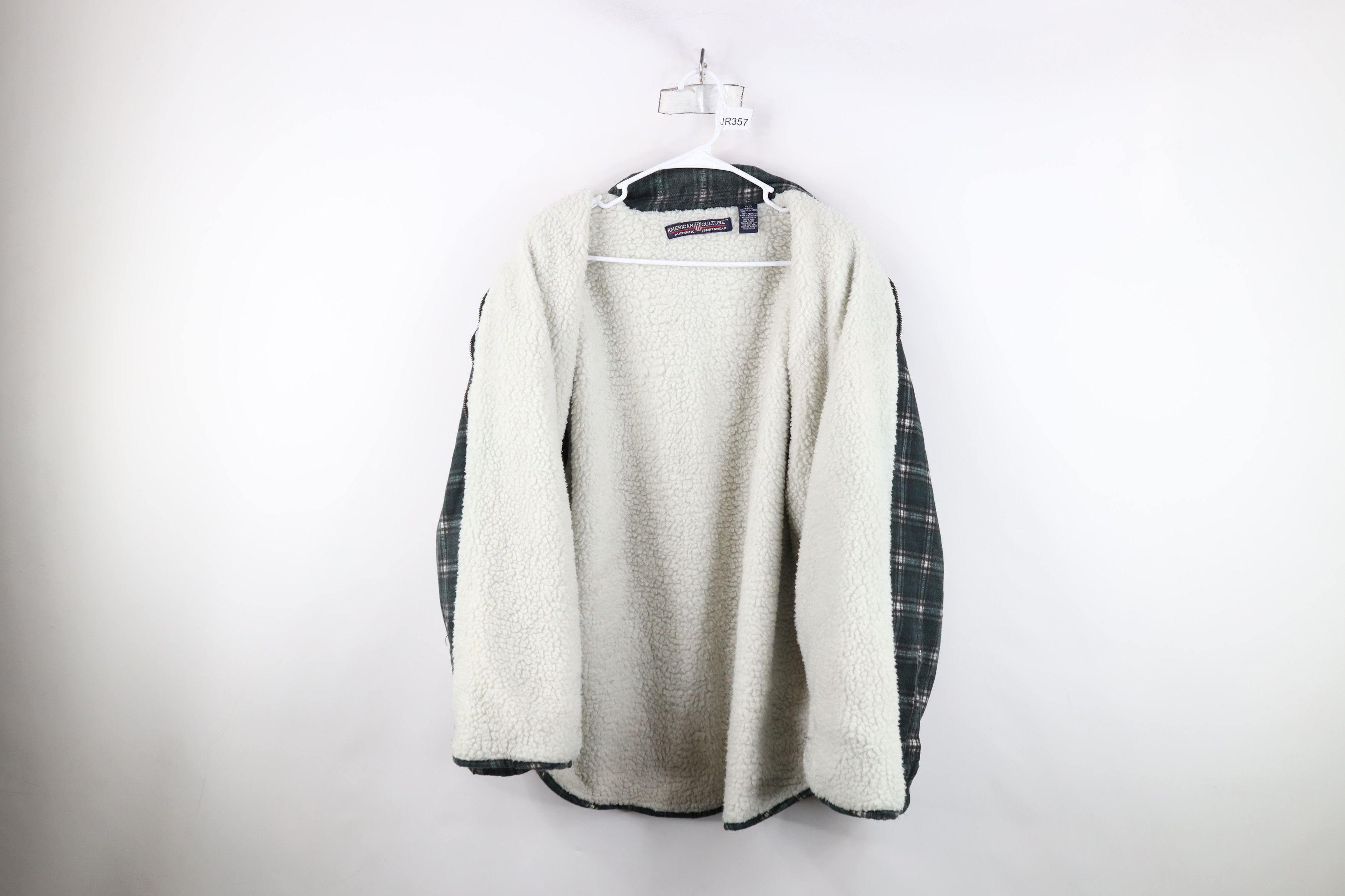 Vintage Vintage 90s Streetwear Fleece Lined Flannel Jacket Plaid Size US XL / EU 56 / 4 - 8 Thumbnail