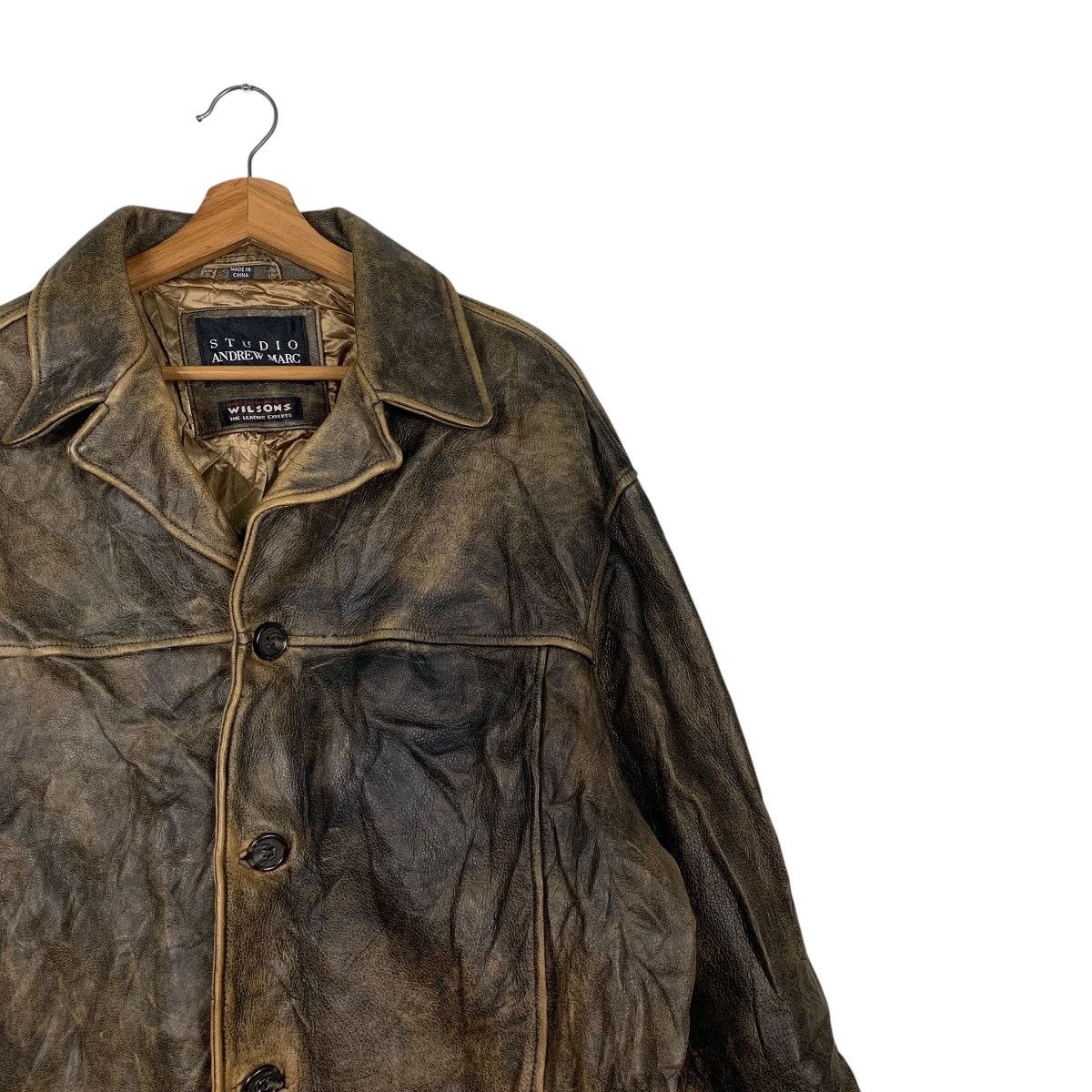 Andrew Marc Studio By Andrew Marc Leather Jacket Size US M / EU 48-50 / 2 - 5 Thumbnail